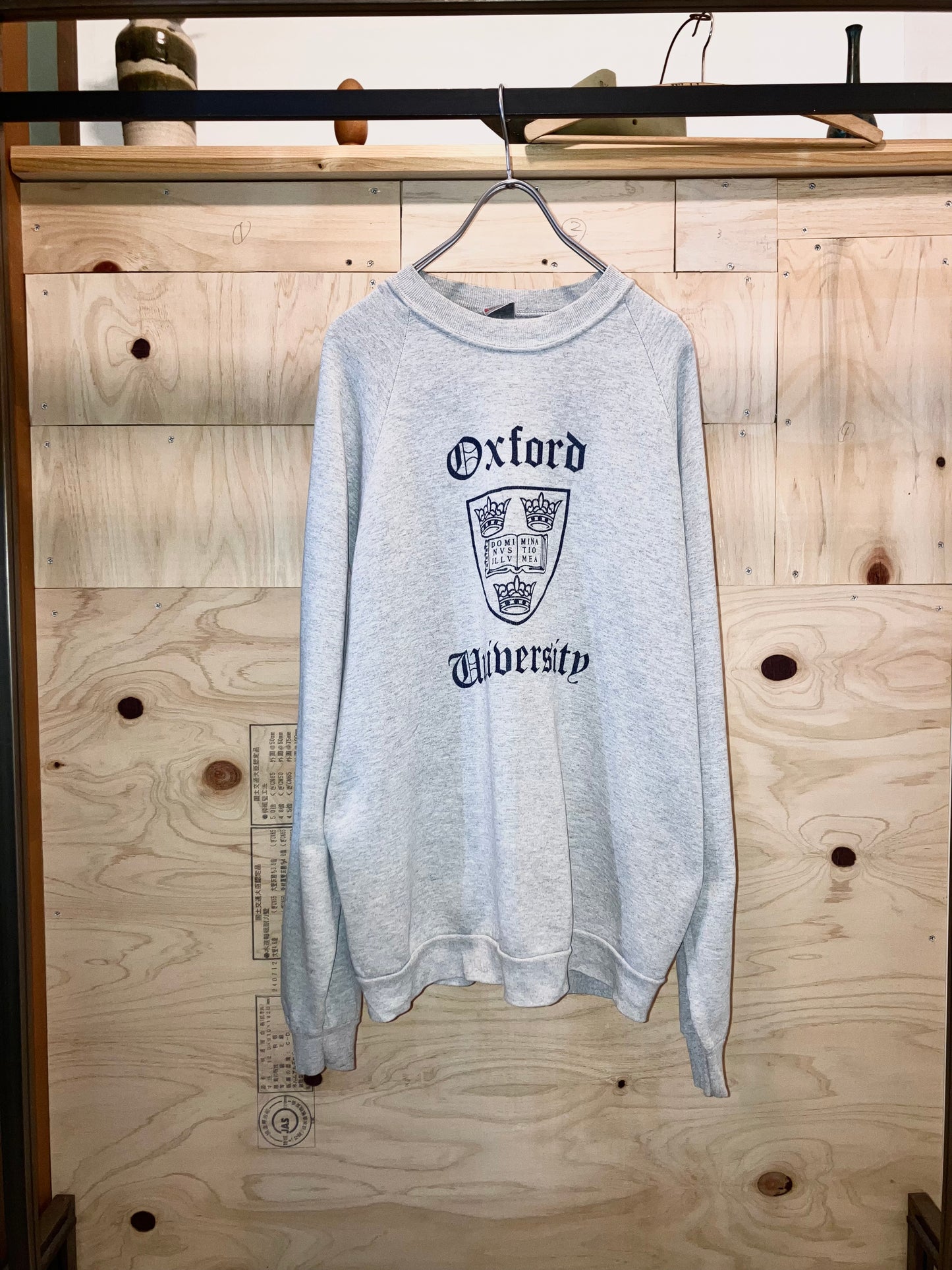 Vintage Printed Sweat "Euro College"