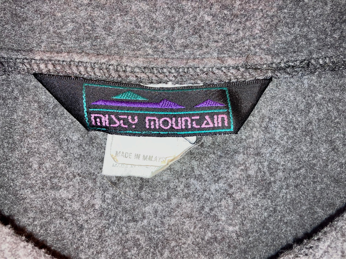 Old Half Button Fleece Tops