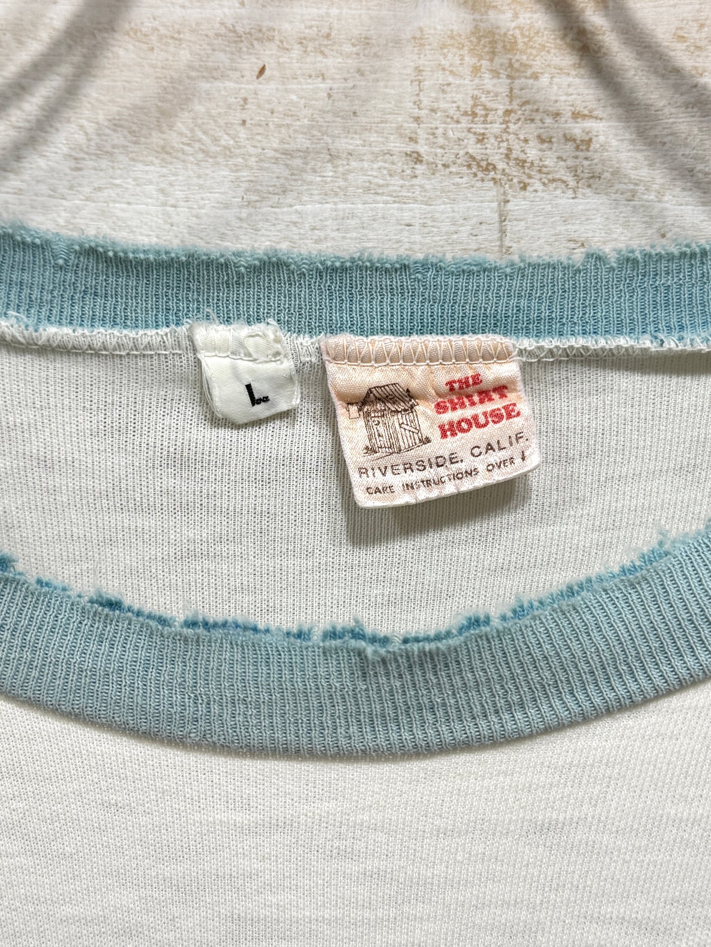 80s vintage Leslie motor racing Ringer Tee