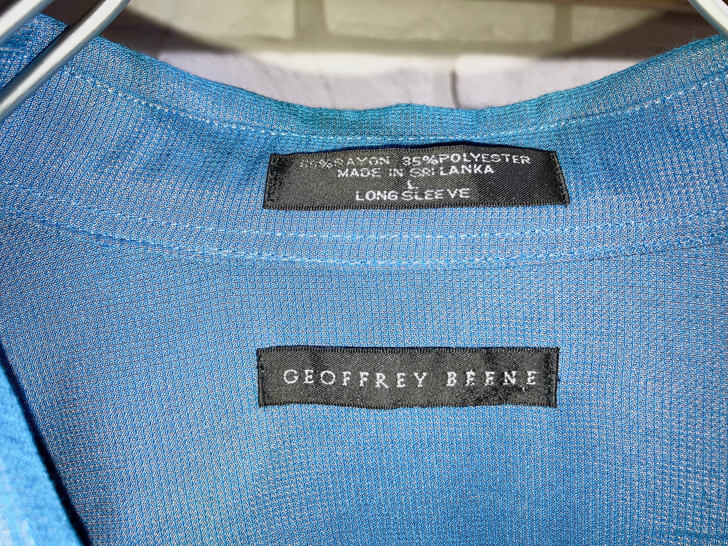 "GEOFFREY BEENE" Old Iridescent Color Shirt