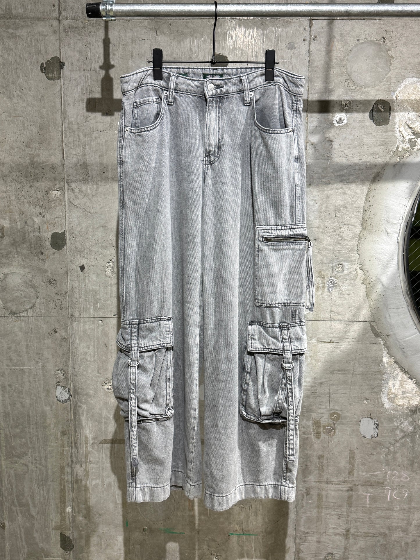 Baggy Cargo Denim Pants