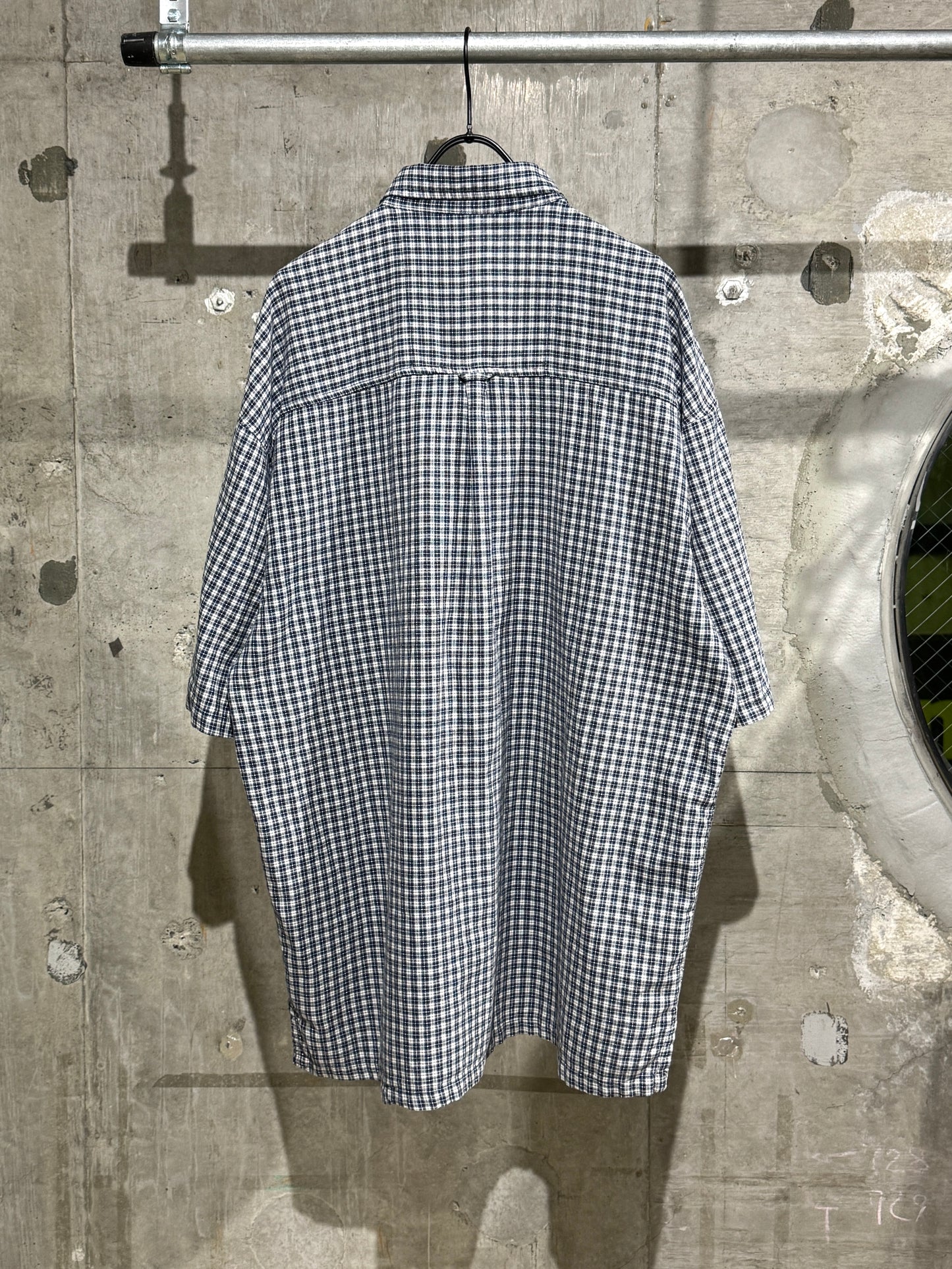 00s RESULTS Lightweight Zip-up Plaid Shirt
