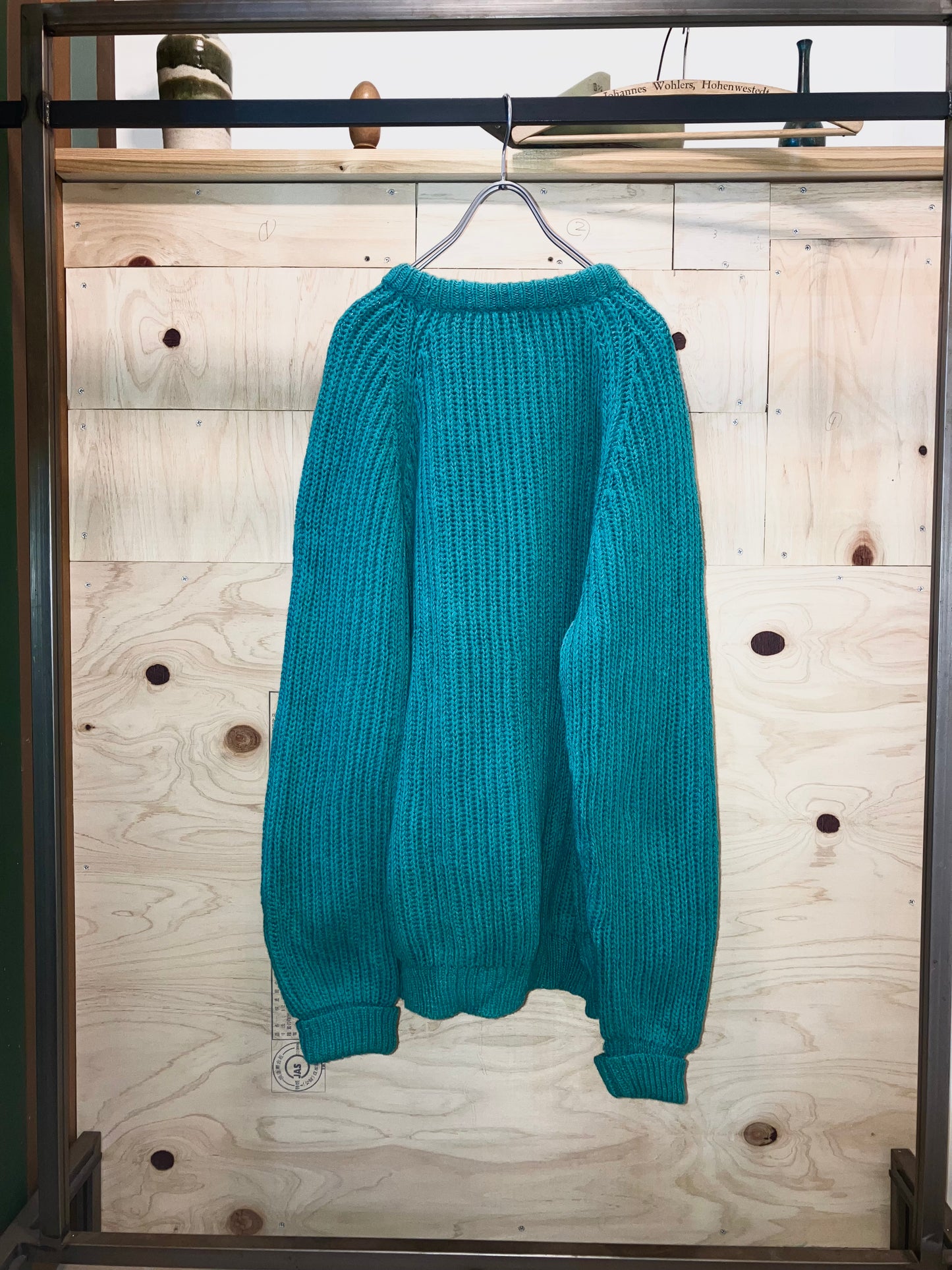 Vintage Knit Sweater "Nice Color"