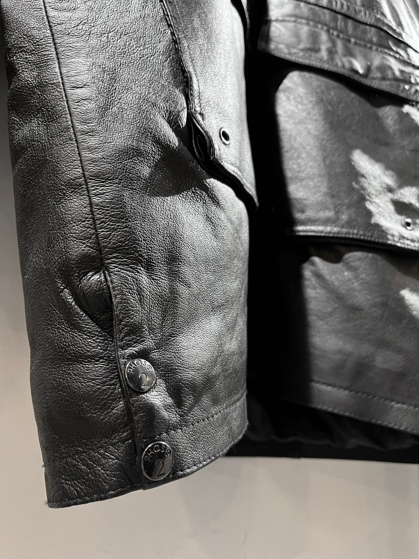 old Padded Leather Jacket
