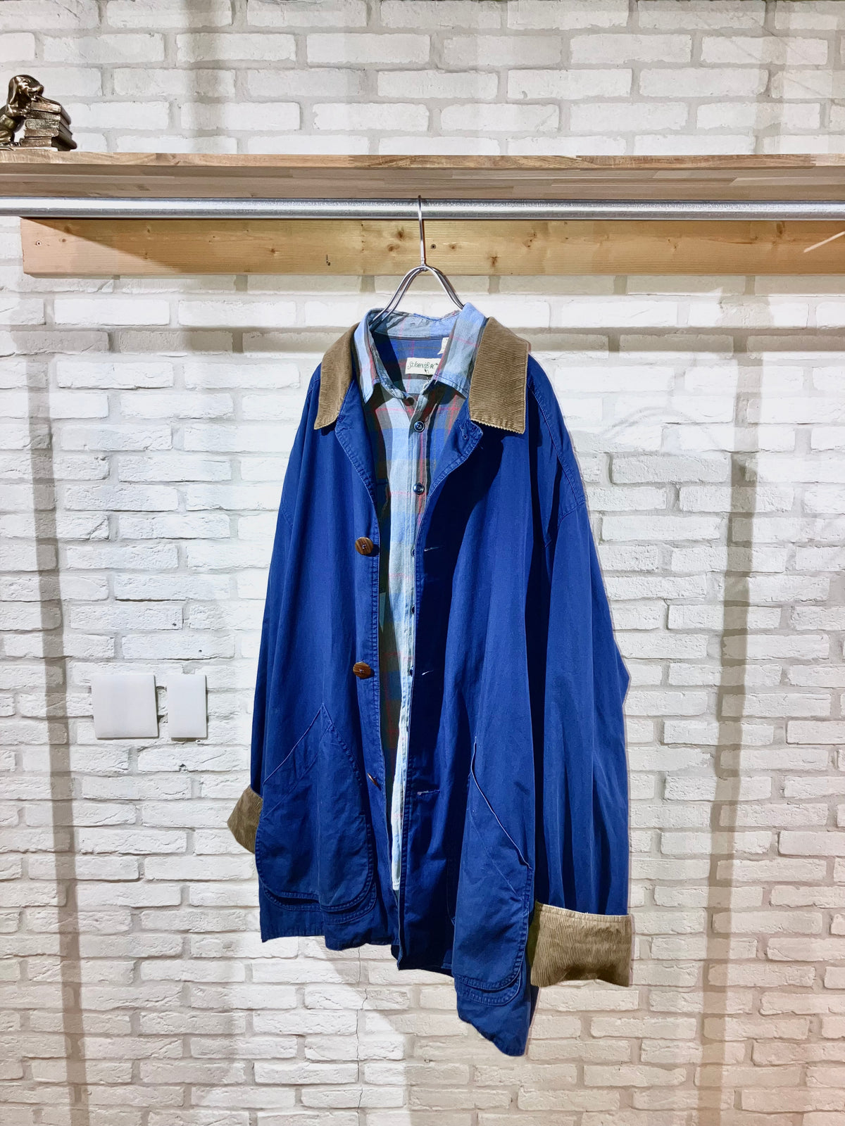 "J.CREW" Old Oversized Design JKT
