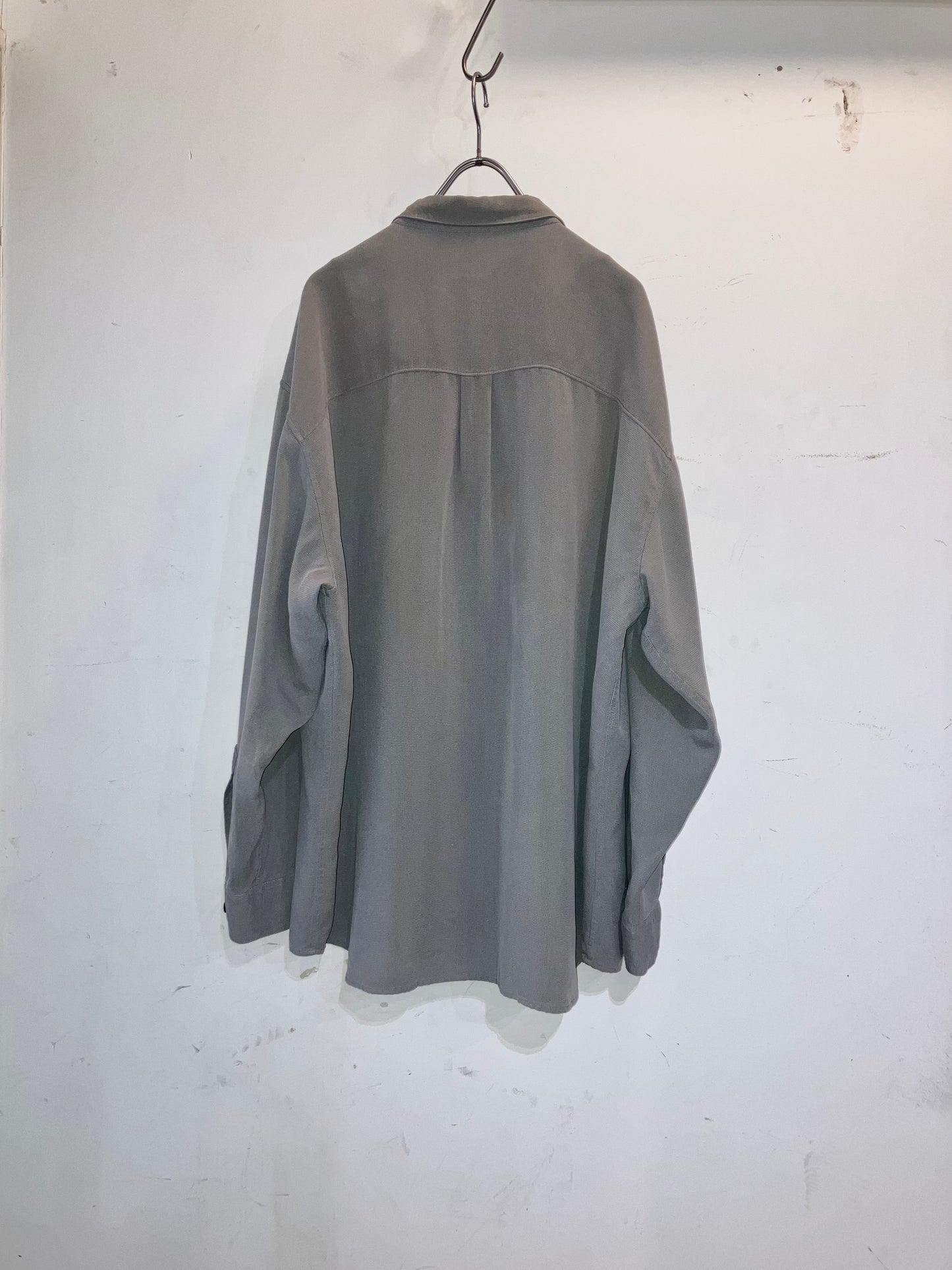 00s Oversized Silk Shirt