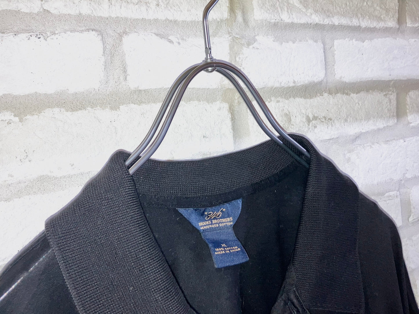 "BROOKS BROTHERS" 00s High Gauge Cotton Polo Shirt