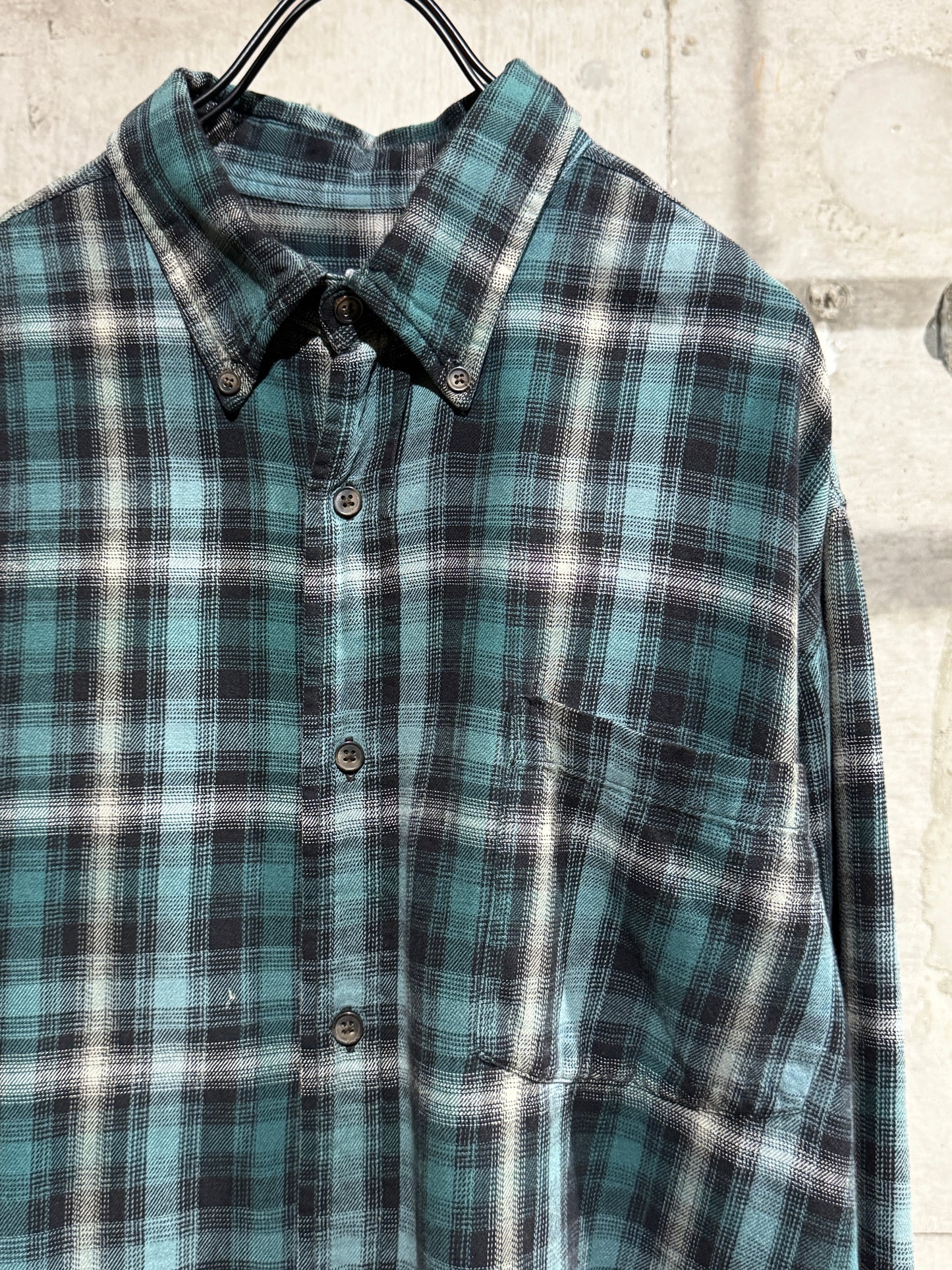 old Cotton Plaid Shirt