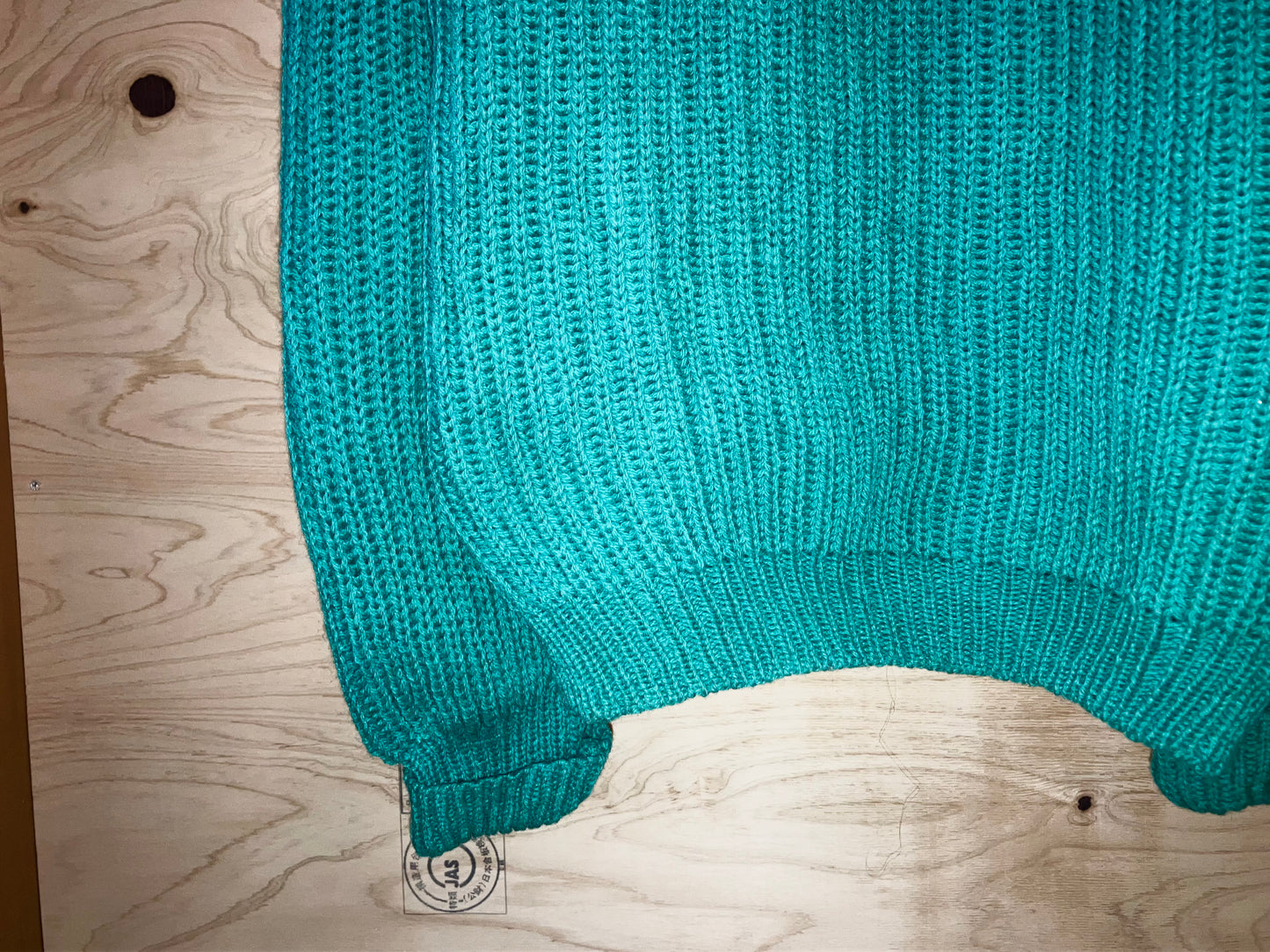 Vintage Knit Sweater "Nice Color"