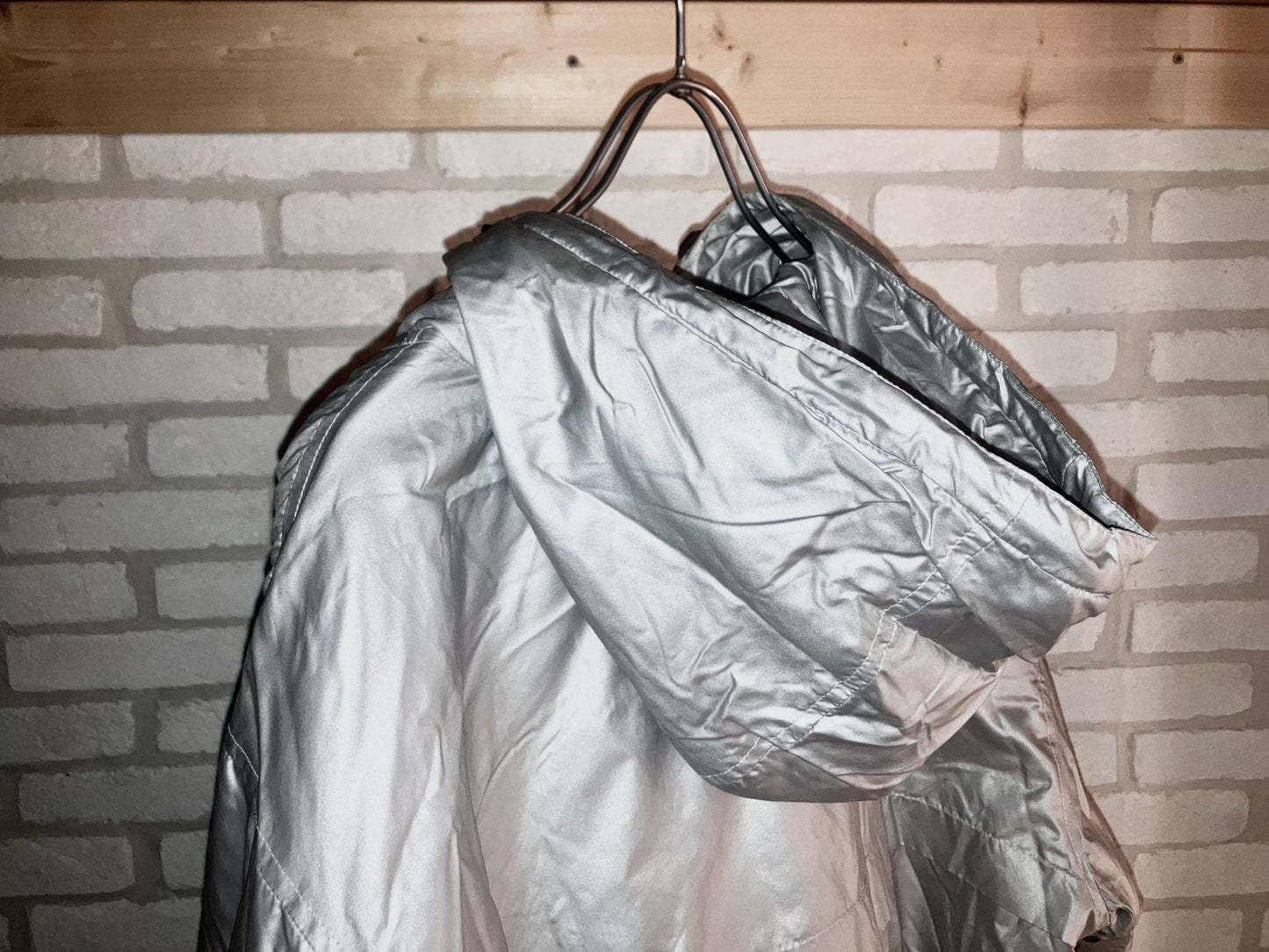 "GAP" Old SF Silver Anorak "Super Rare Peace!!!"