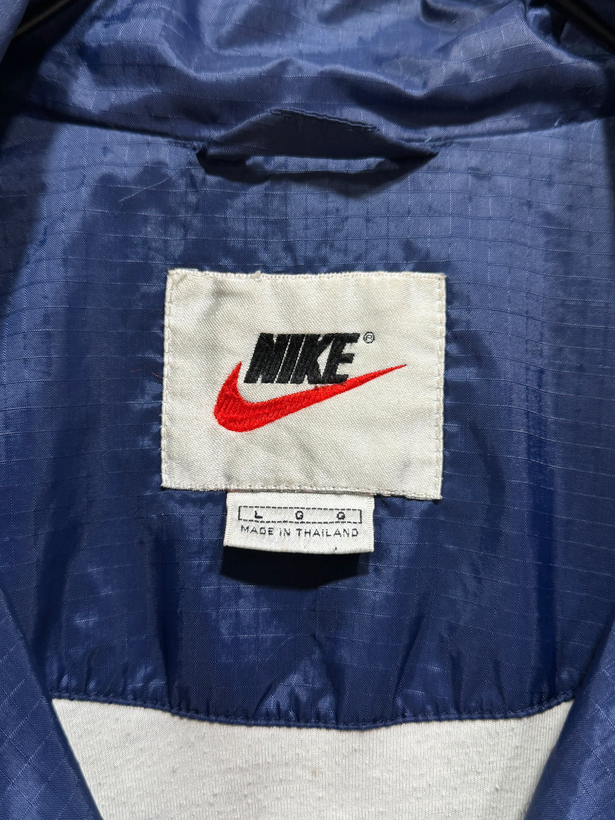 Old Nike Rip Stop Nylon Track Jacket