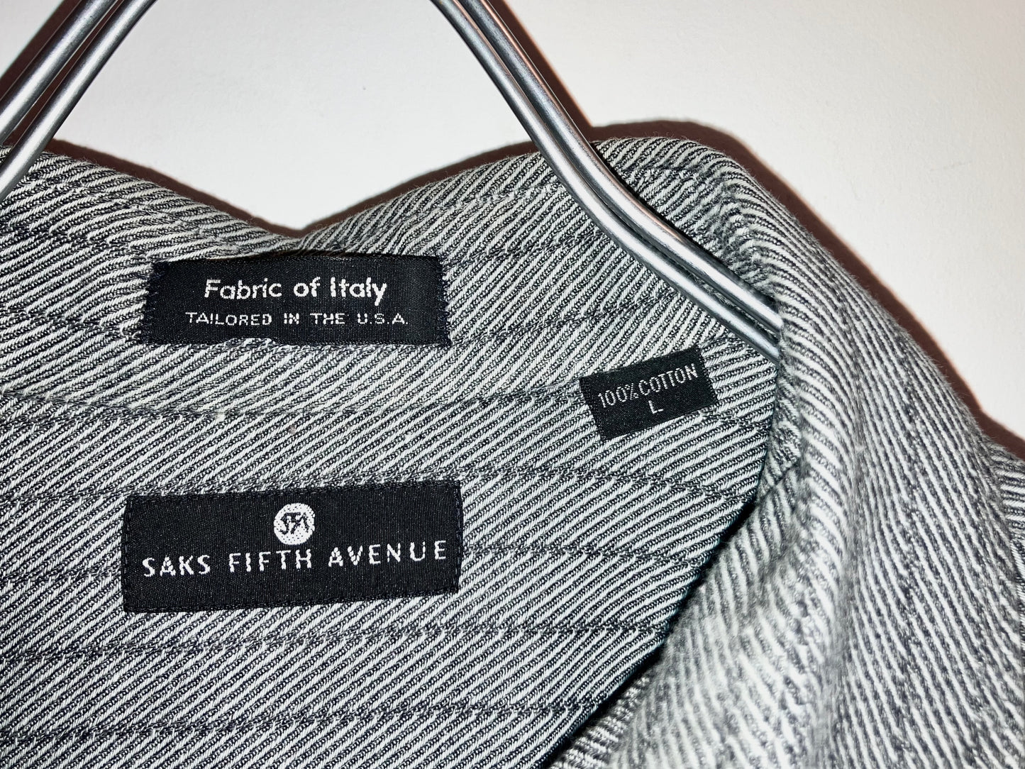 "SAKS FIFTH AVENUE" Old Stripe Shirt
