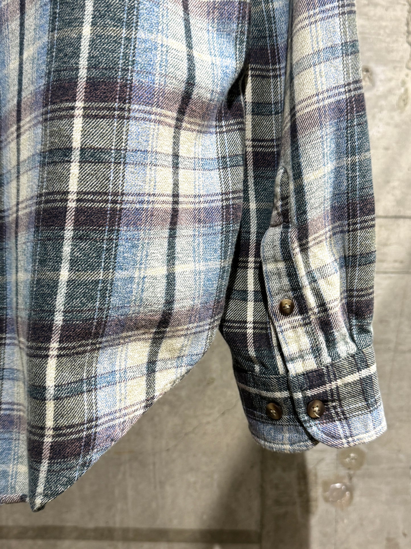 00s Vintage Cotton Plaid Shirt