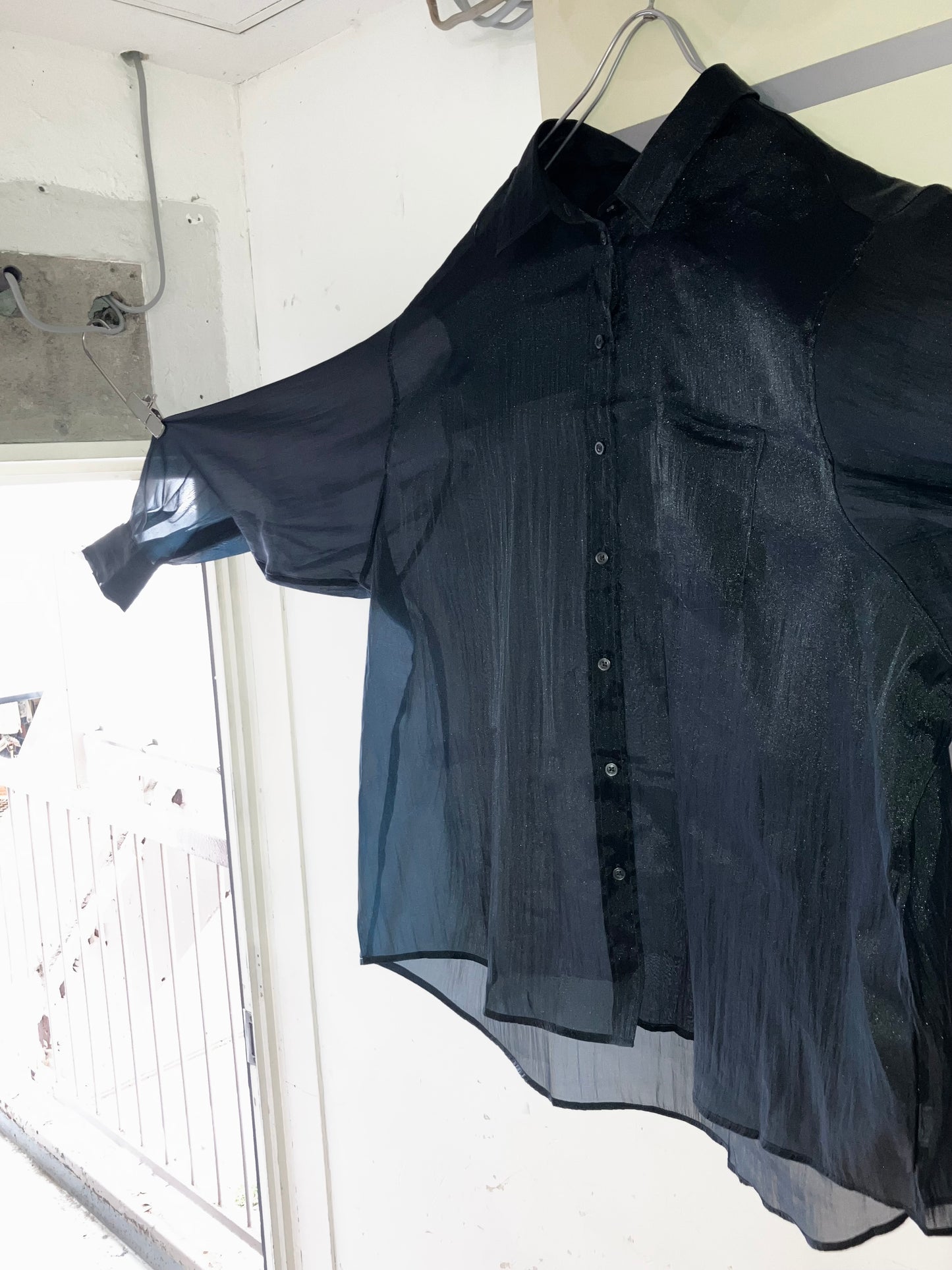 "GAP" 10s Oversized Sheer Shirt