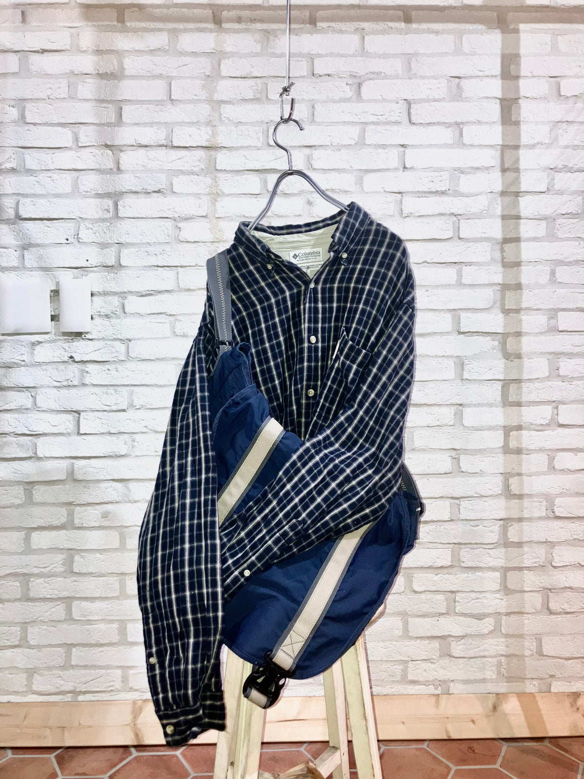 "Columbia" Old Check Shirt