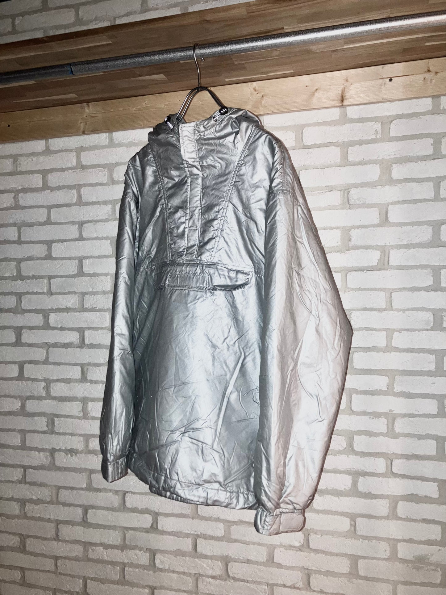 "GAP" Old SF Silver Anorak "Super Rare Peace!!!"