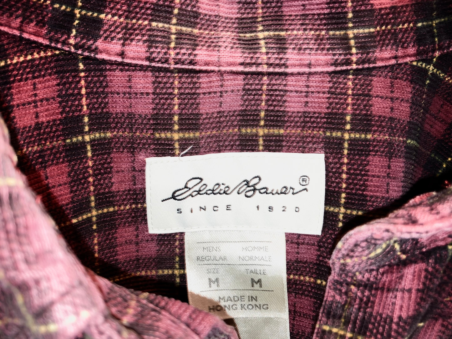 "Eddie Bauer" 00s Couduroy Check Shirt