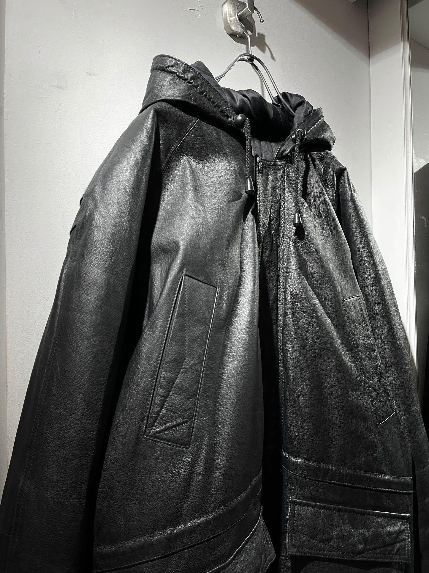 old Padded Leather Jacket