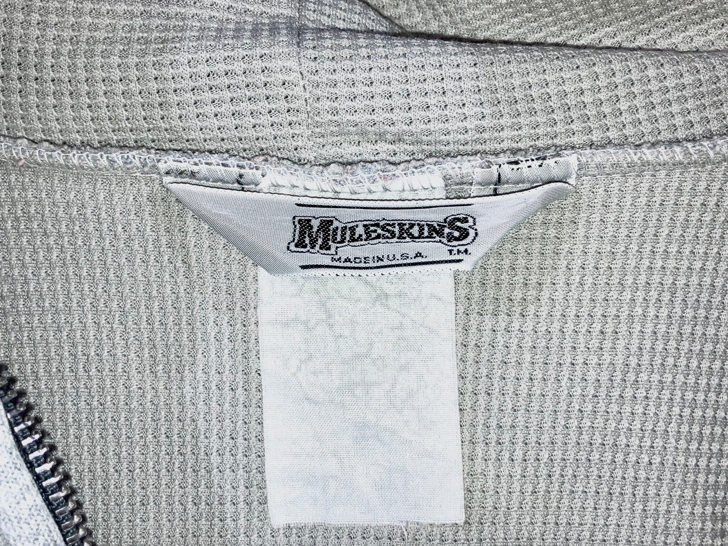 Old Double Fice Zip Hoodie Vest