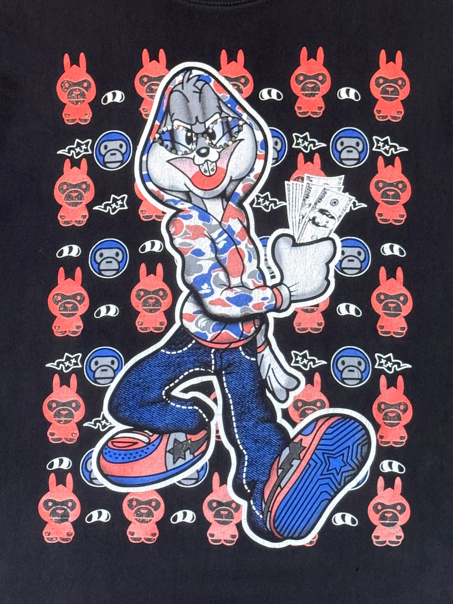 BAPE Milo × Bugs Bunny Tee