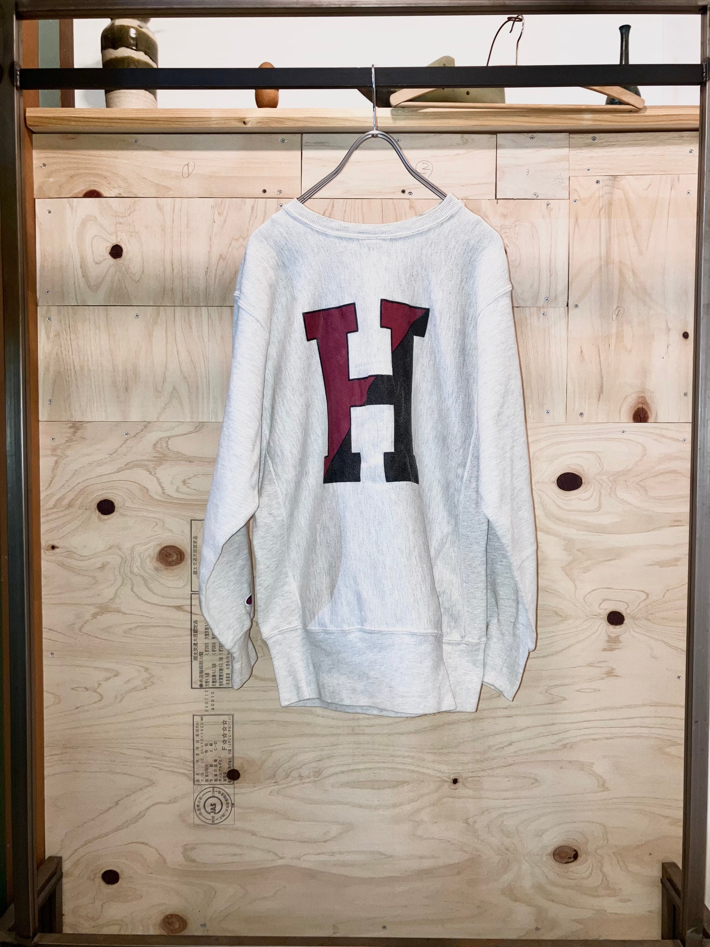 "Chmpion" Old REVERSE WEAVE Printed Sweat
