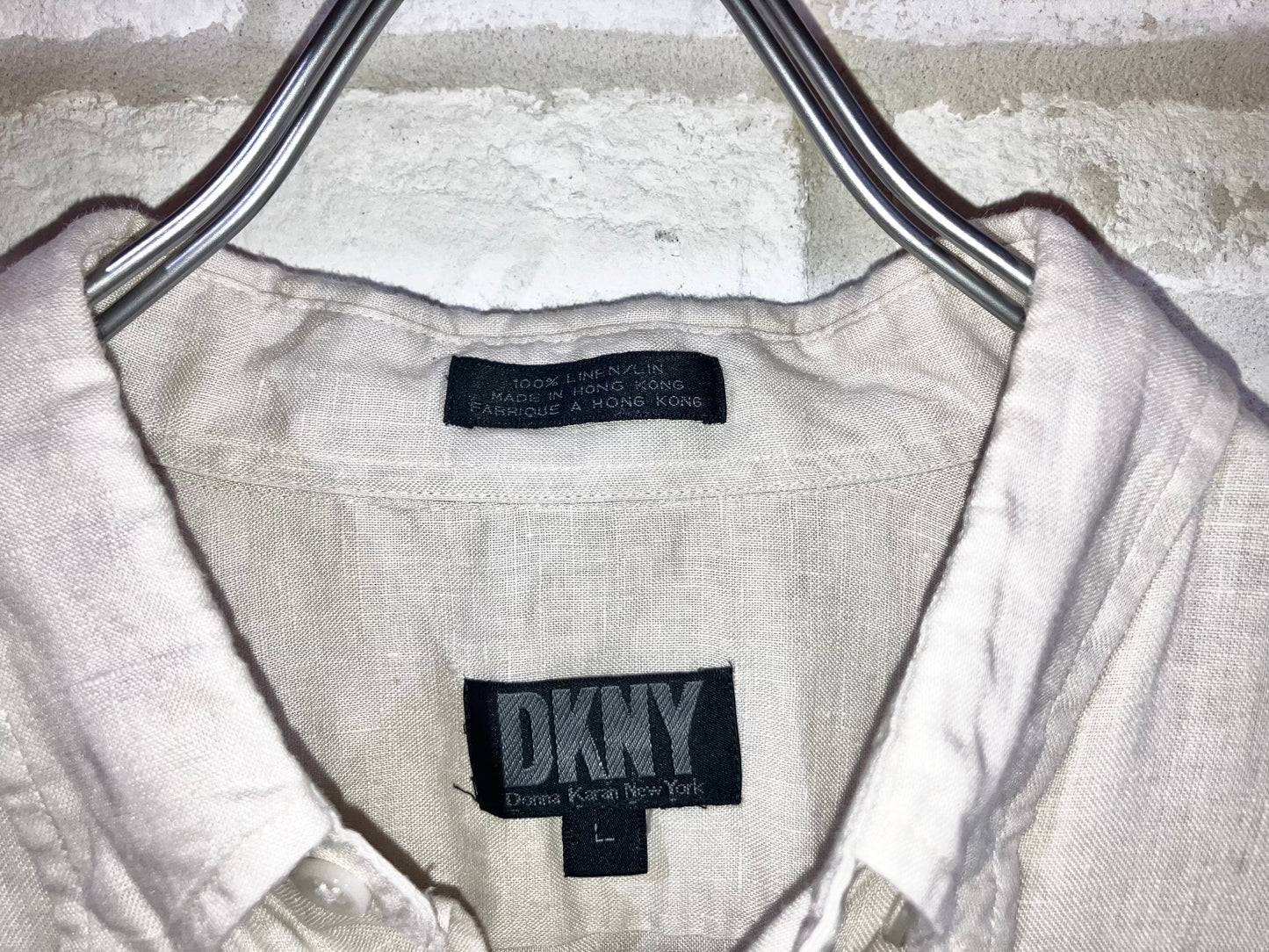 "DKNY" Old Linen Shirt