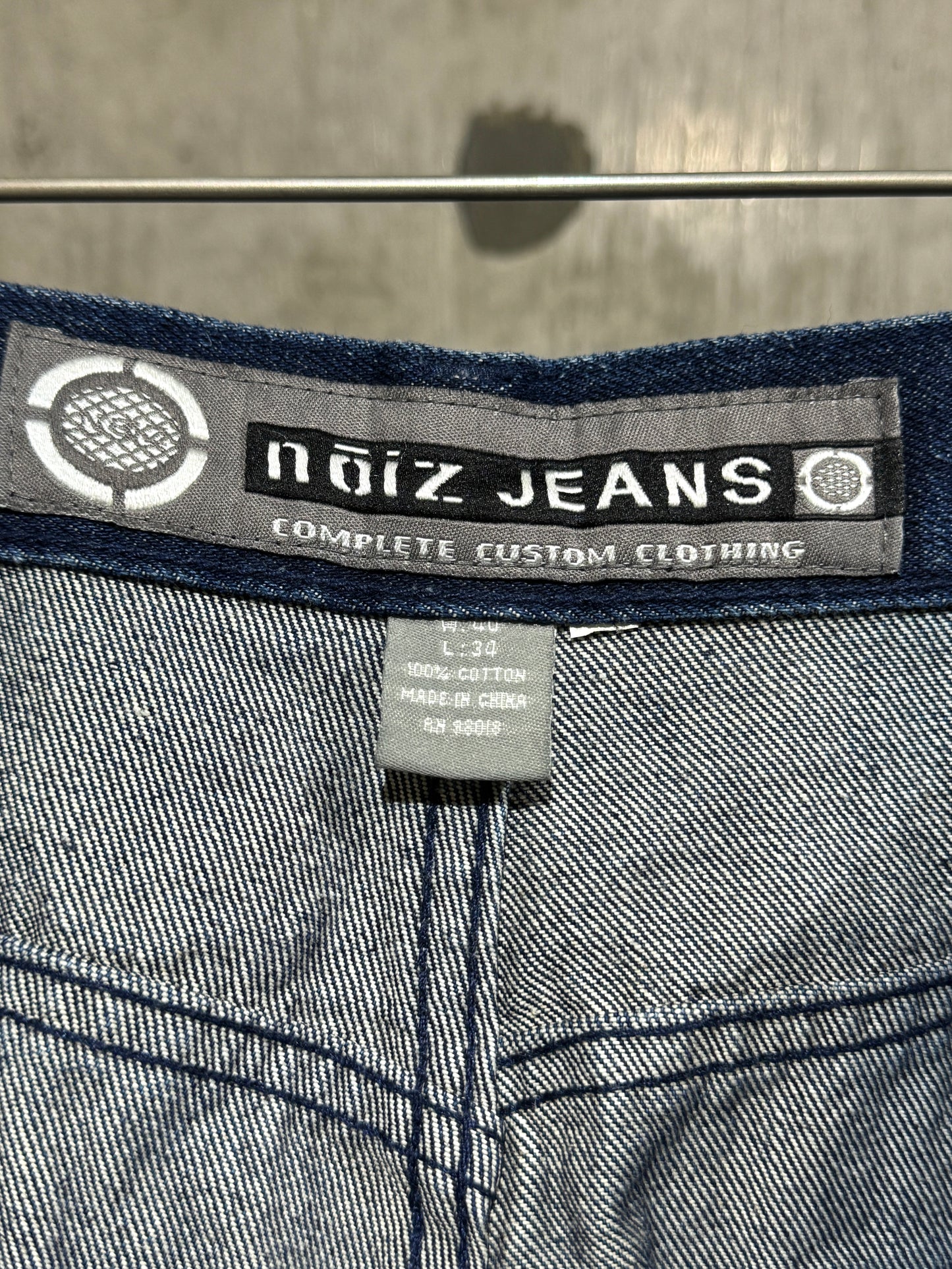Noiz Jeans Patchwork Design Denim Pants