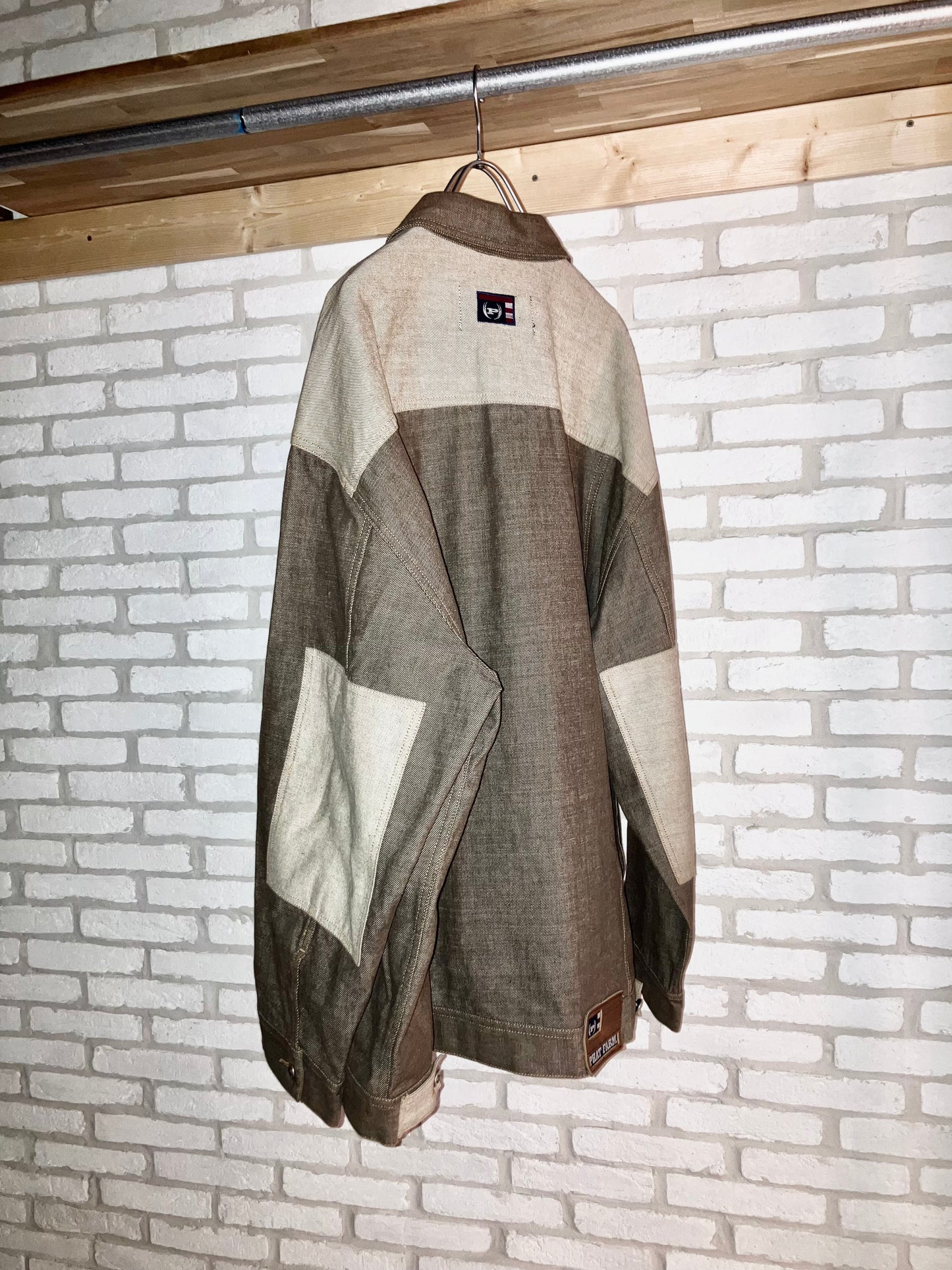 "PHAT FARM" Old Oversized Design Denim JKT