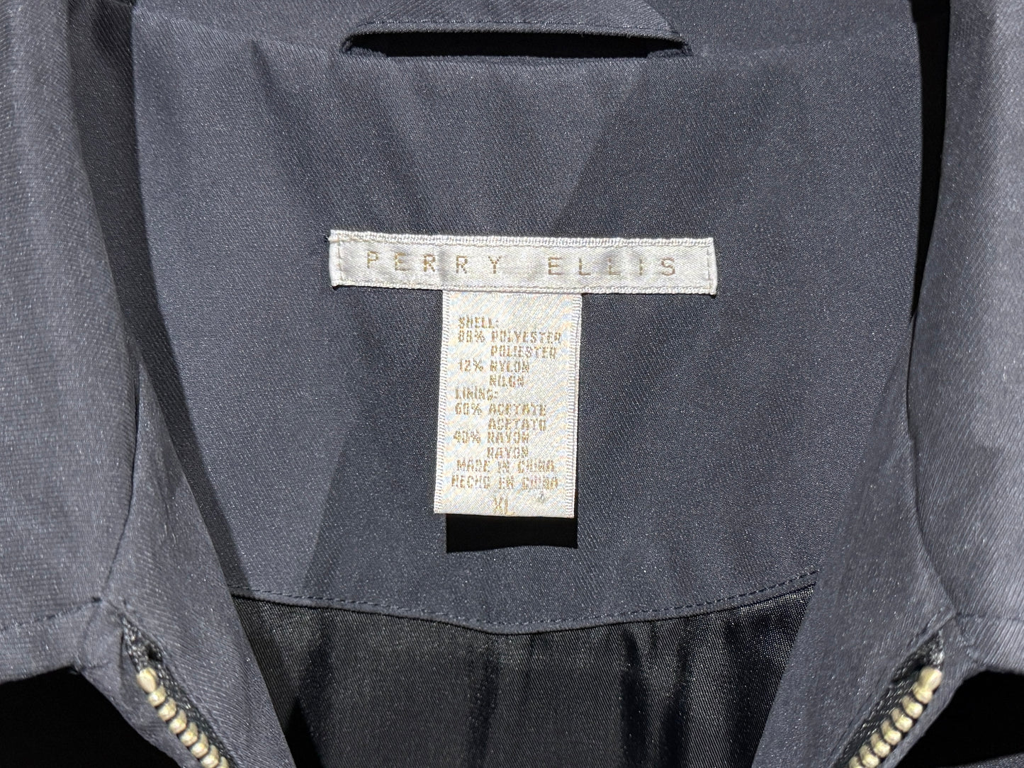 Perry Ellis Double Zip Jacket