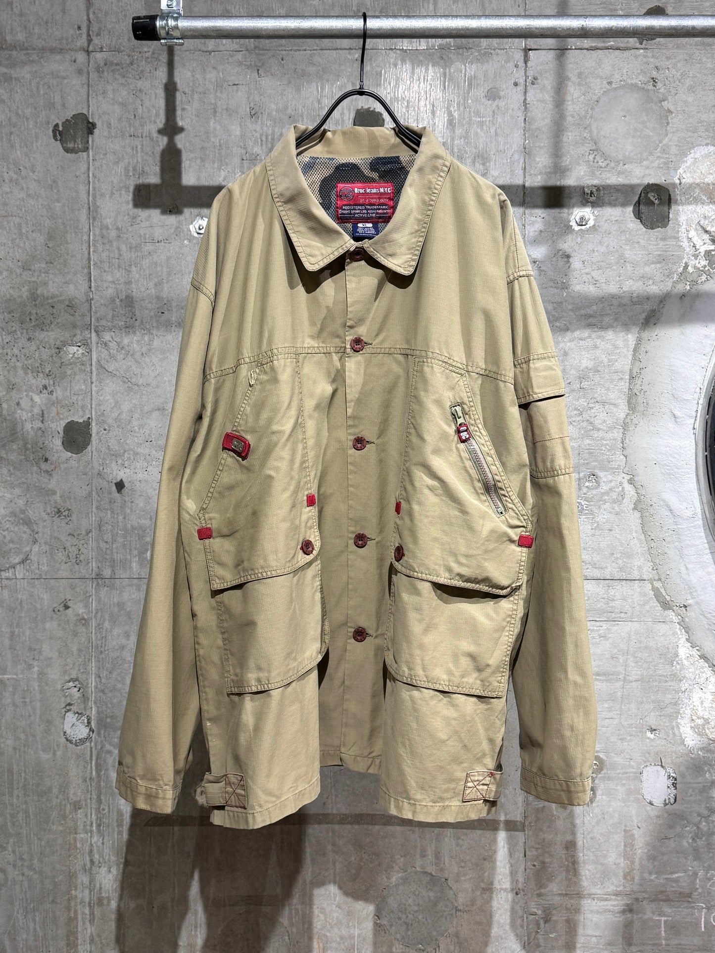 00s Ozoc Jeans N.Y.C Cargo Jacket