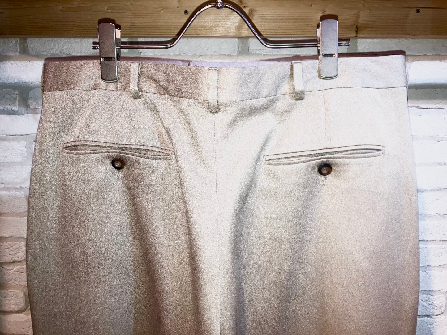 "SLATES" 00s Melange Wide Slacks