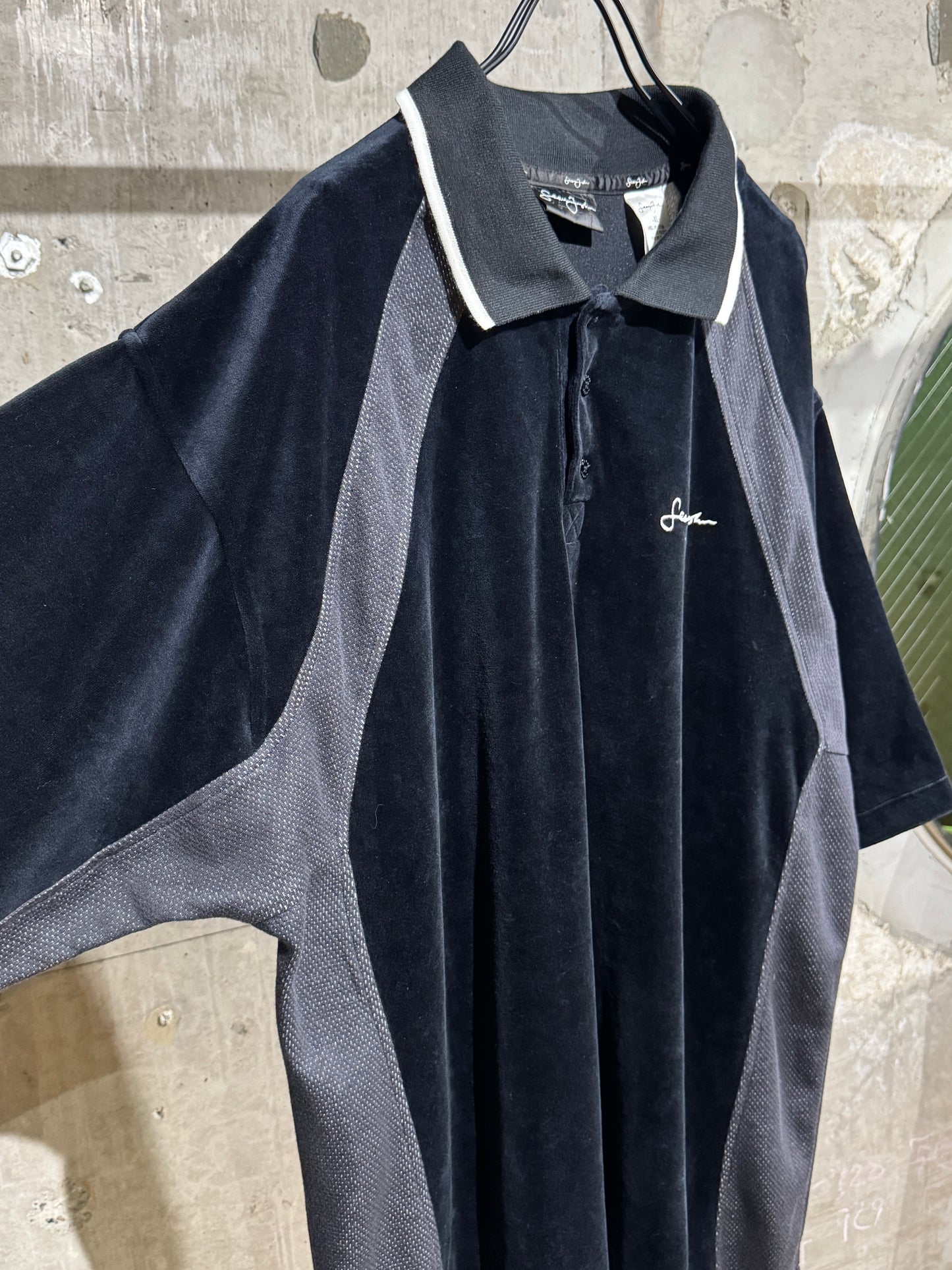 Sean John Velour Polo Shirt