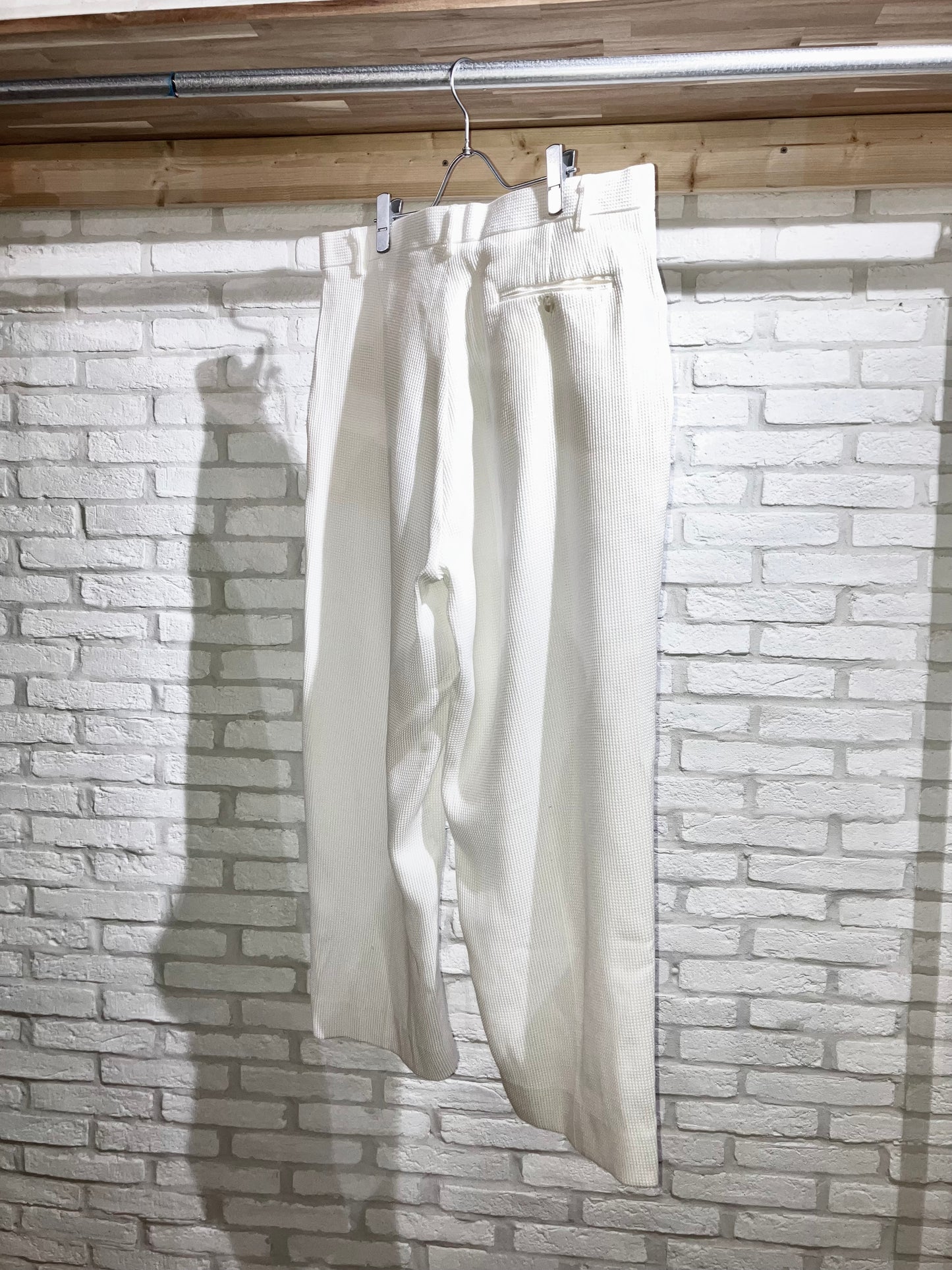 00s Design Wide Slacks "Themal Fabric!!!"