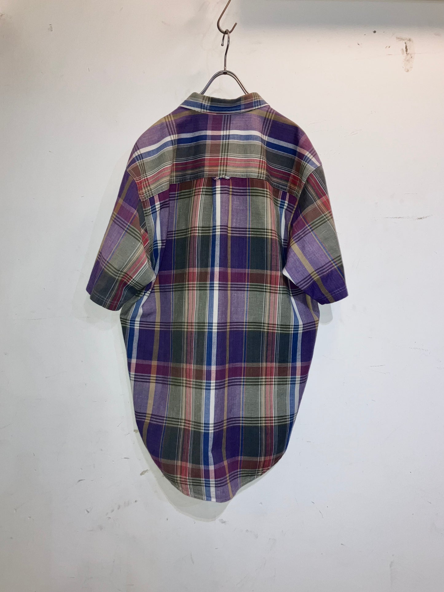 "Eddie Bauer" Old Madras Check Shirt