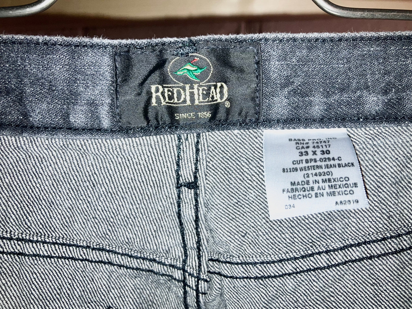 00s Plain BLK Denim Pants