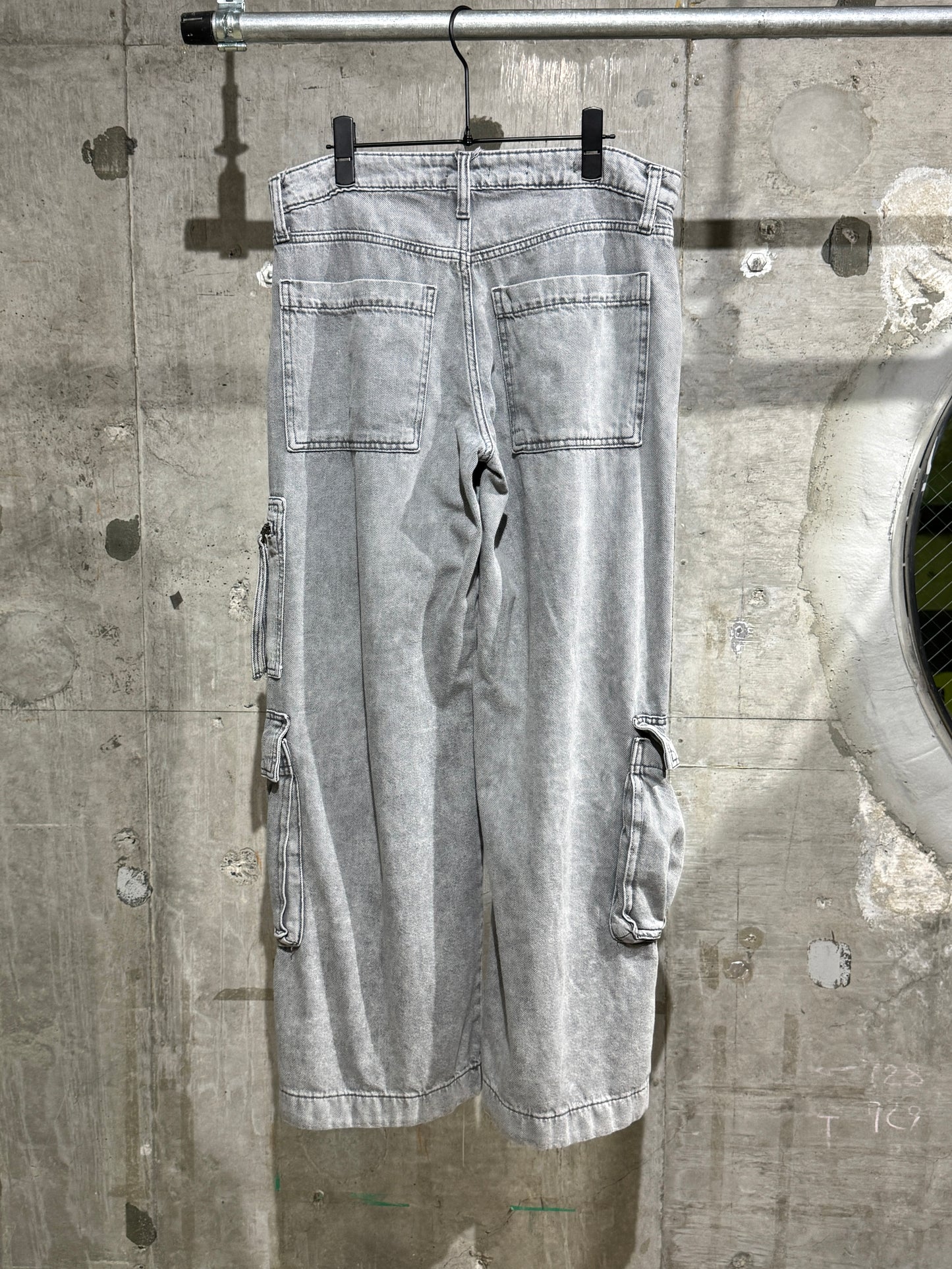 Baggy Cargo Denim Pants