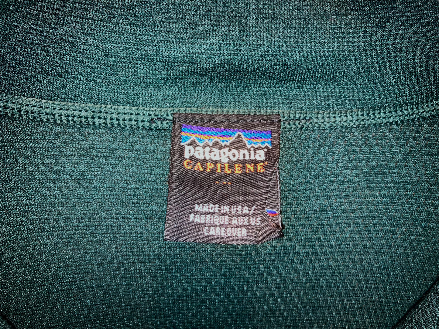 "Patagonia" Old CAPILENE Inner Half Zip Tops