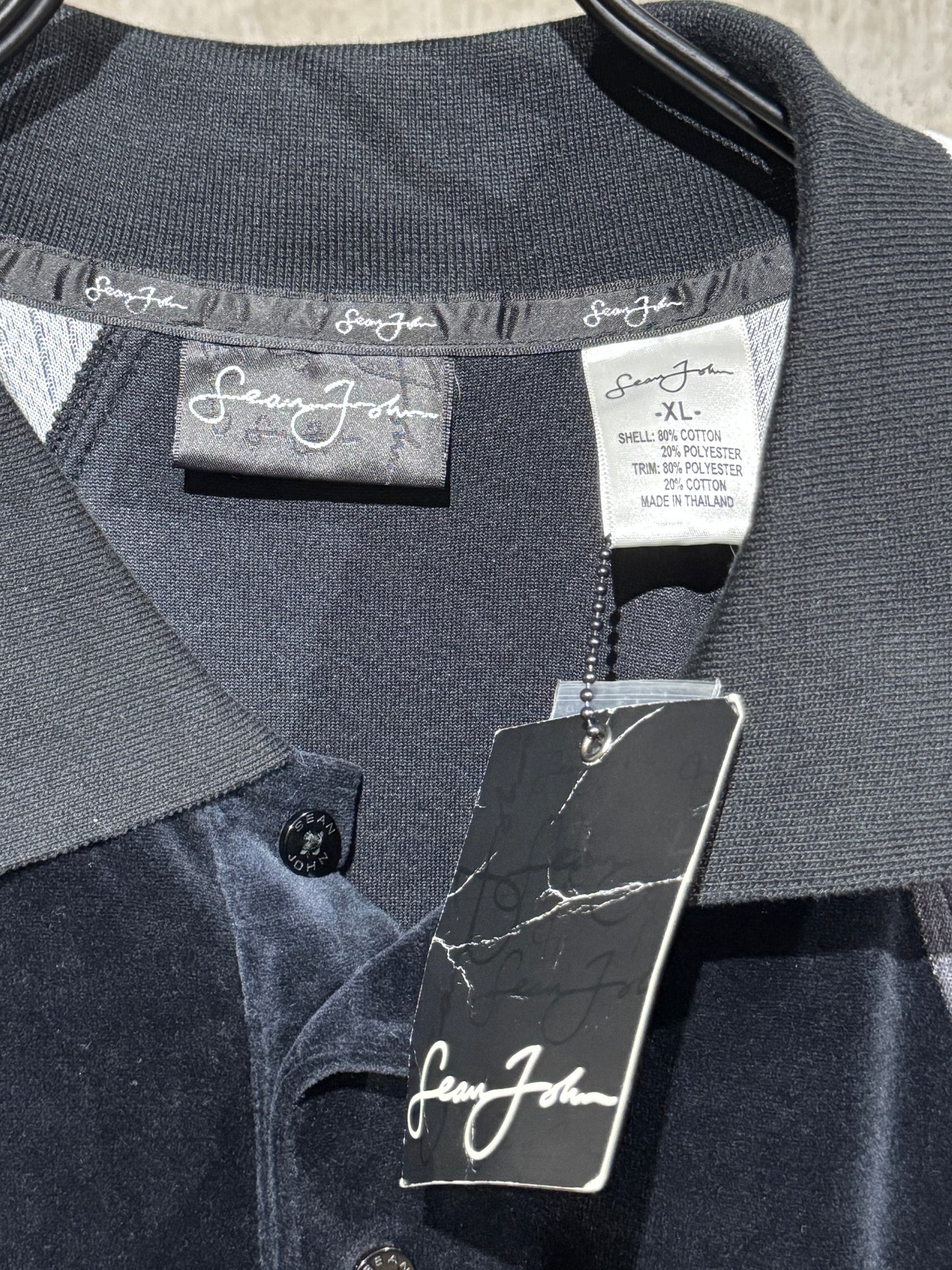 Sean John Velour Polo Shirt