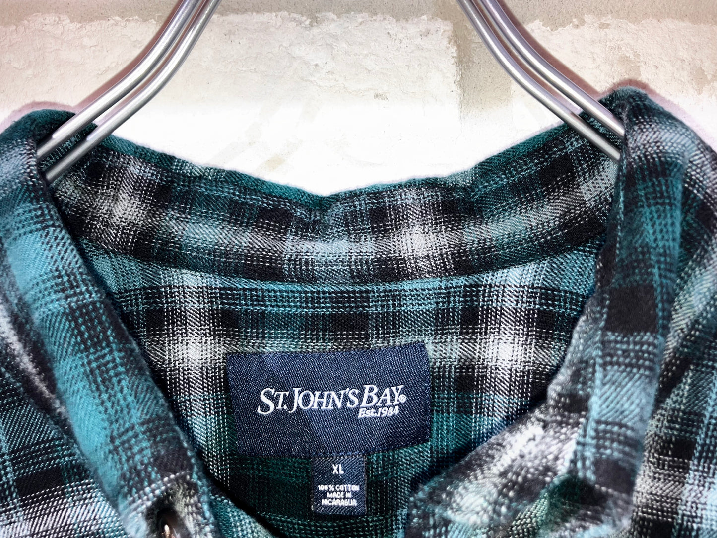 "ST.JOHN'S BAY" 10 Good Color Check Shirt