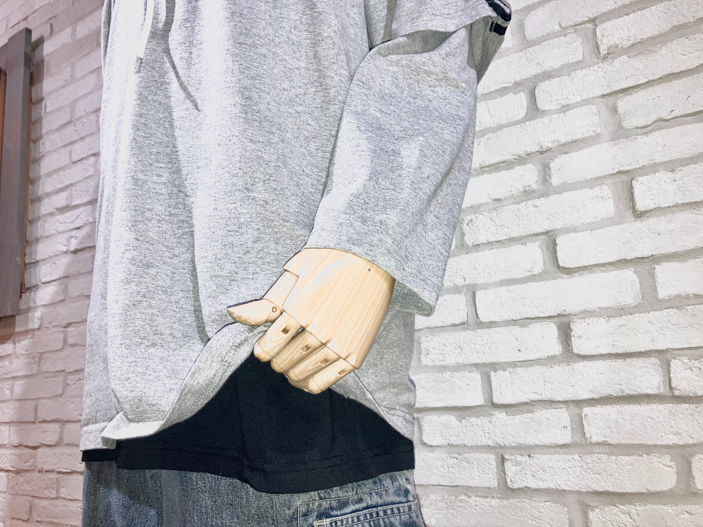Old Tee Fabric Hoodie