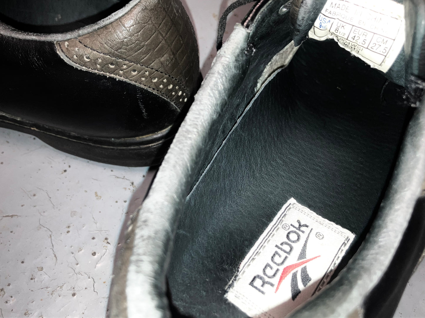 "Reebok" 00s Design Leather Shoes