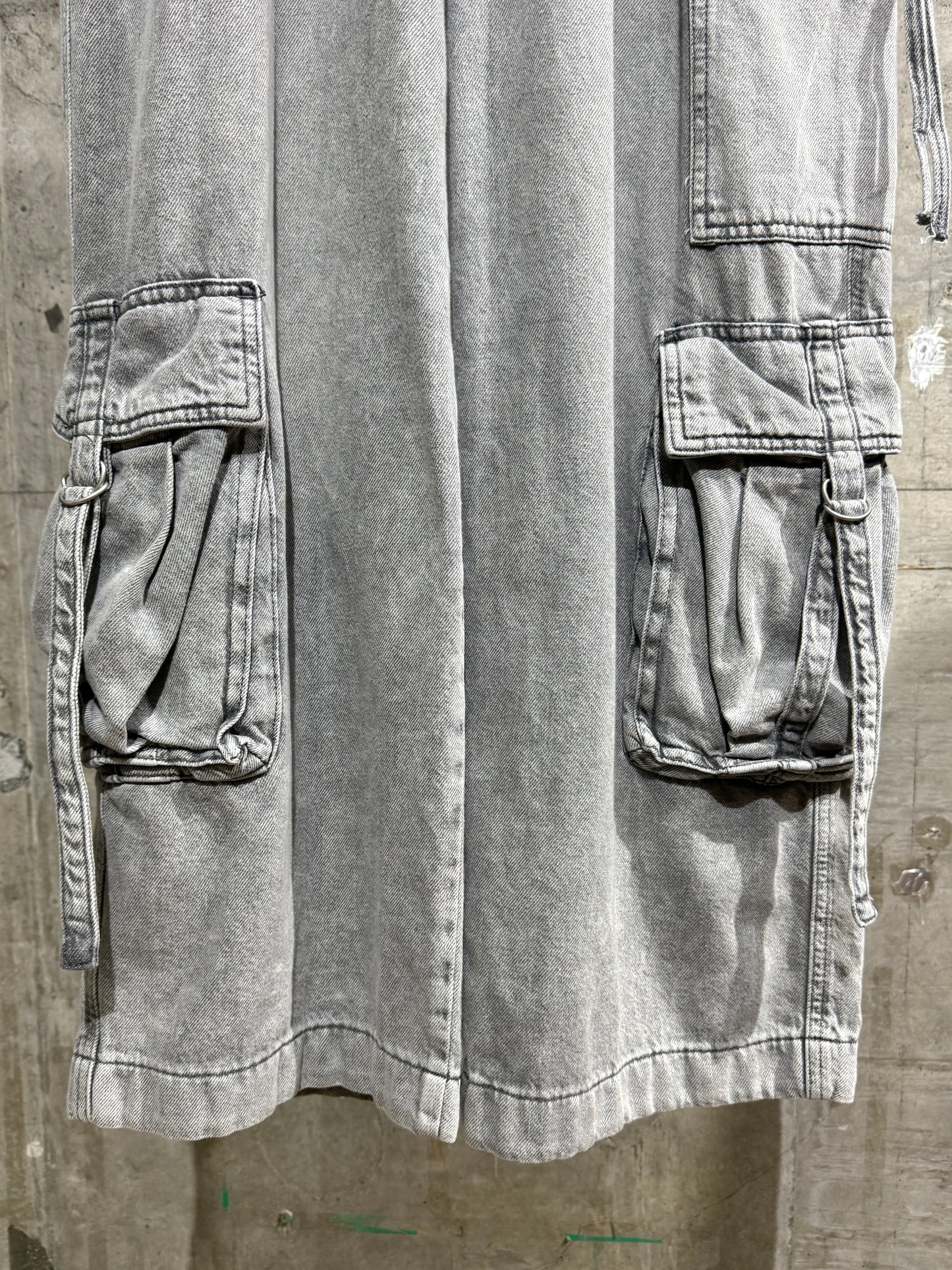 Baggy Cargo Denim Pants