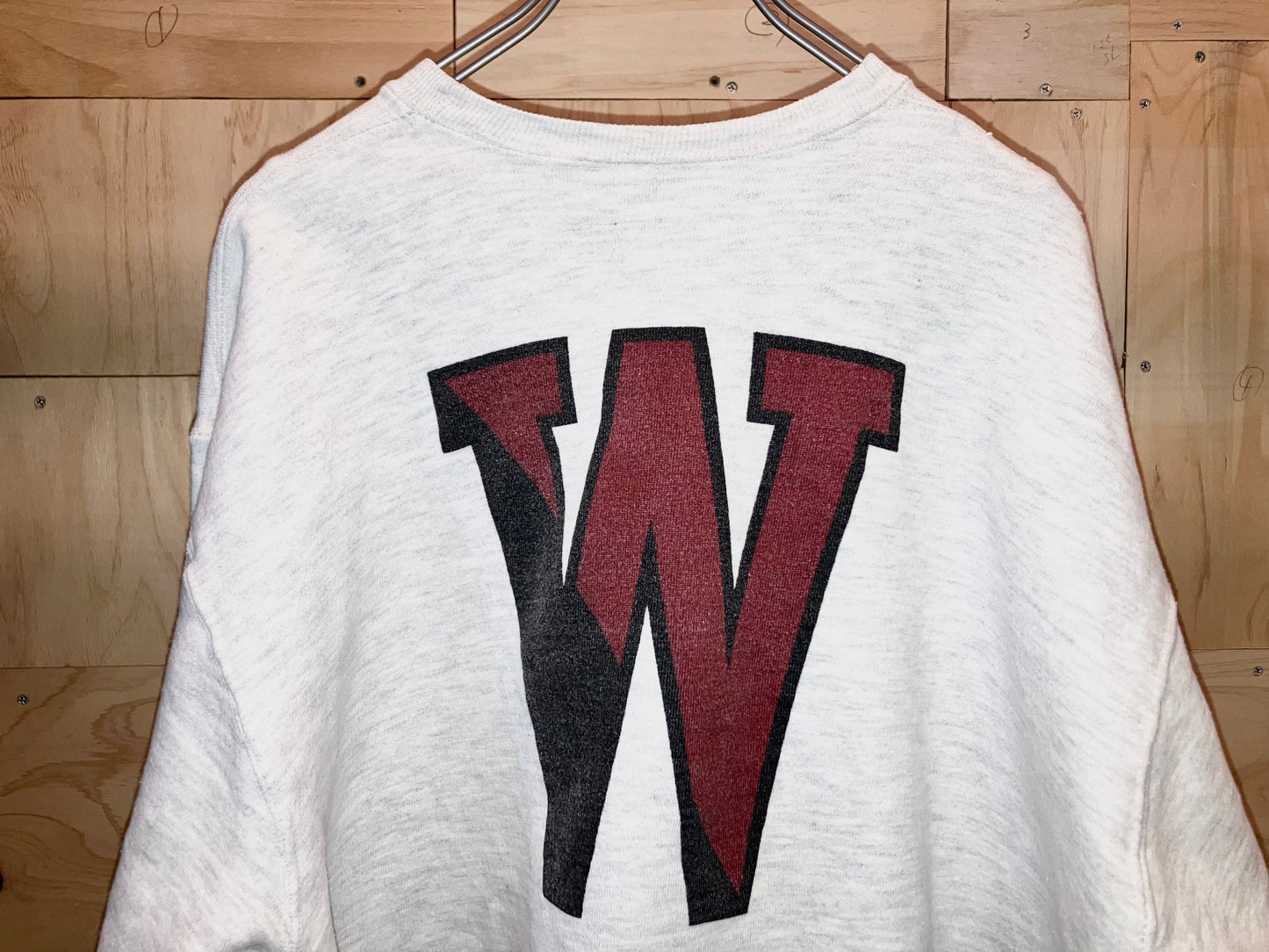 "Chimpion" Old Initial Printed Short Length Sweat "Super Rare Piace"