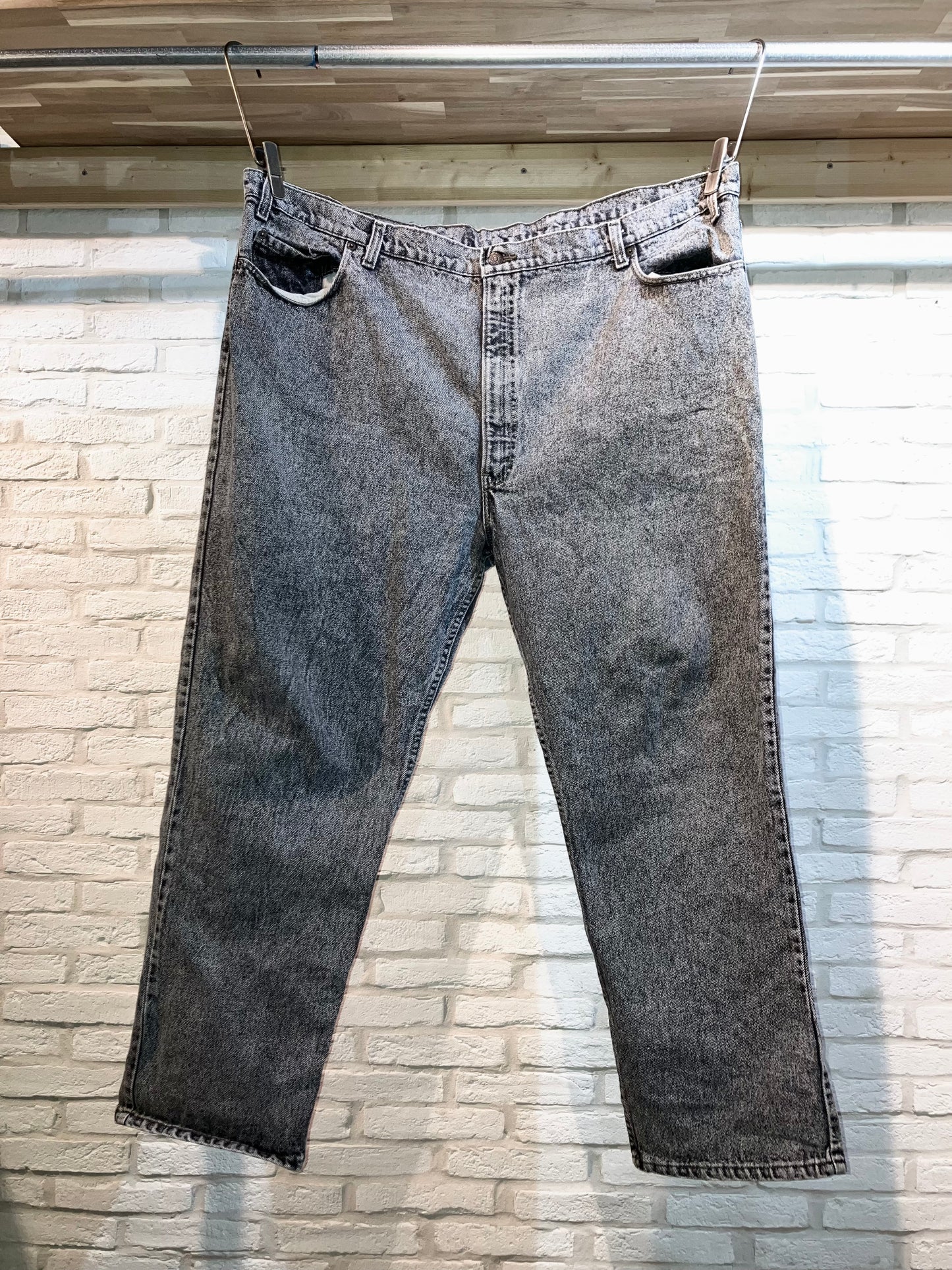 "Levi's" Old Chemical Wash Denim Pants "Super Big Size!!!"
