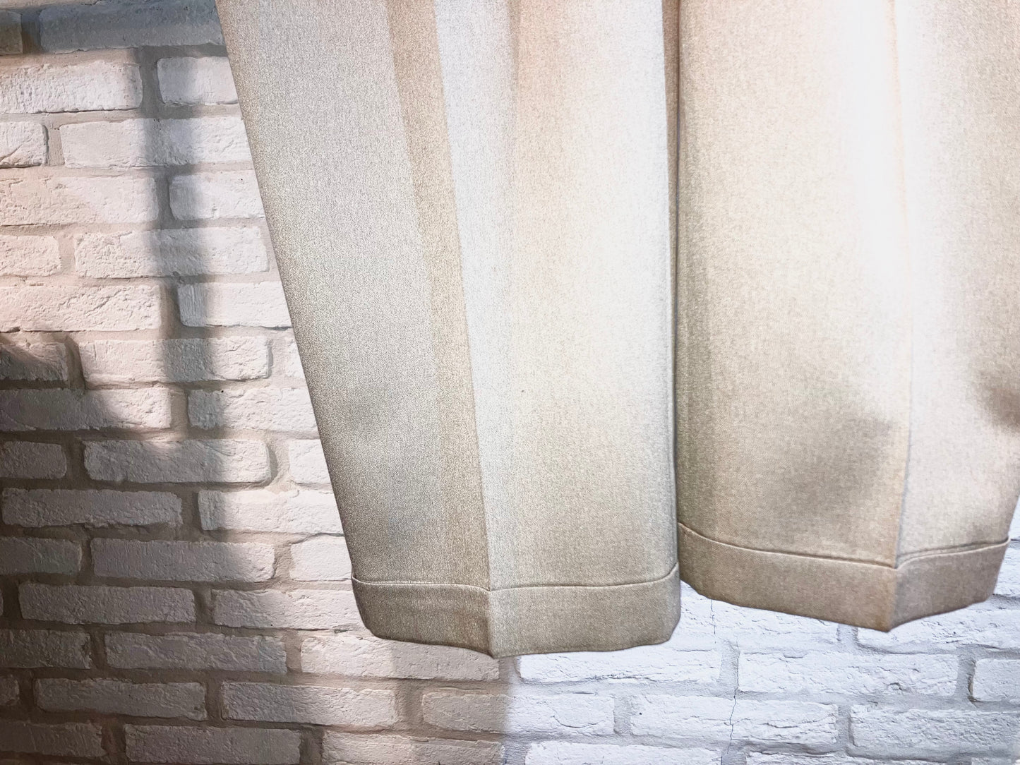 "SLATES" 00s Melange Wide Slacks