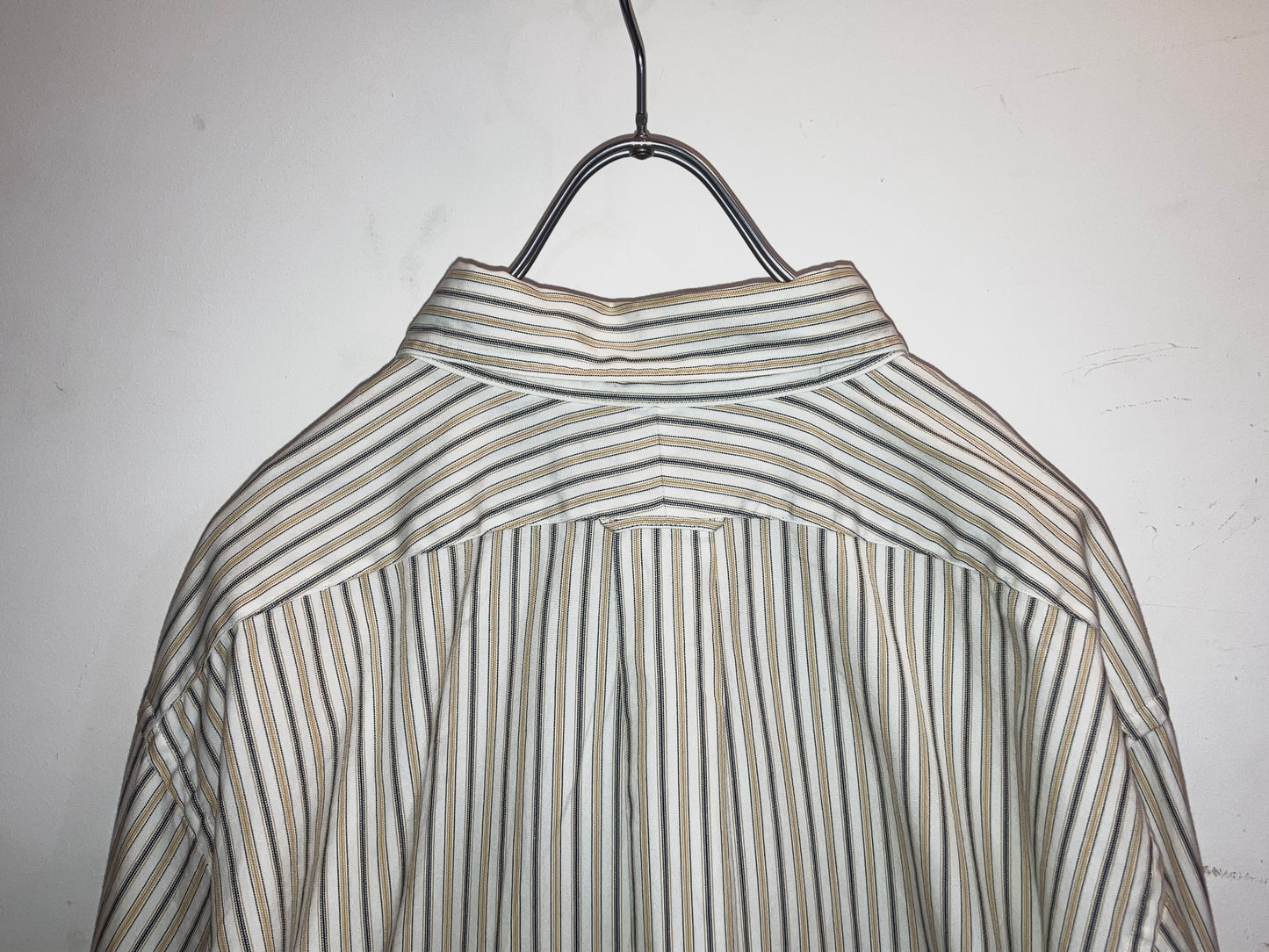 "LANDS'END" 00s Stripe Dress Shirt