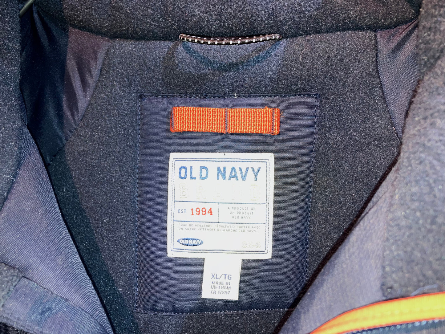 "OLD NAVY" 00s Design Pdding JKT
