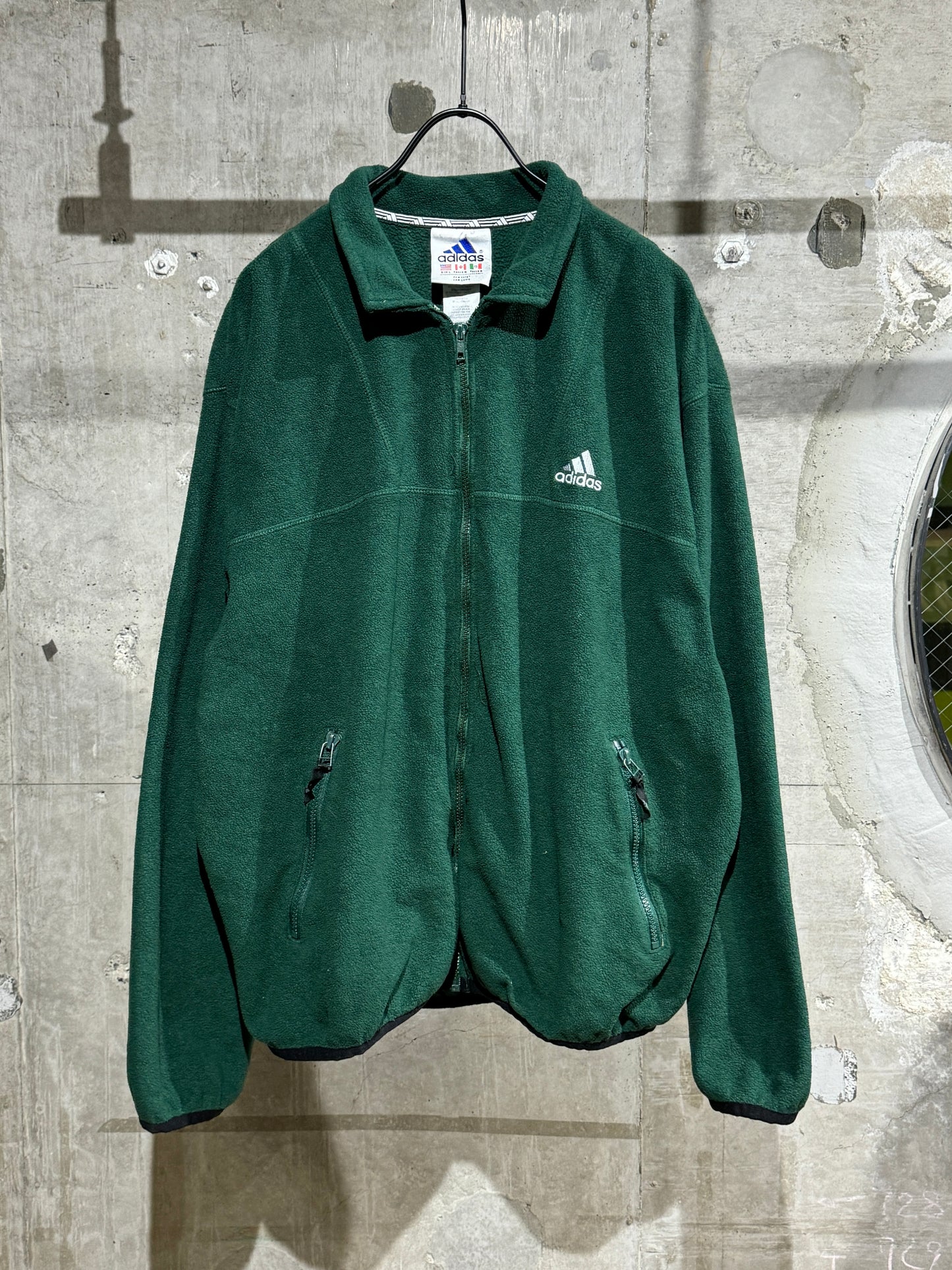 old Adidas Fleece Zip-up Jacket