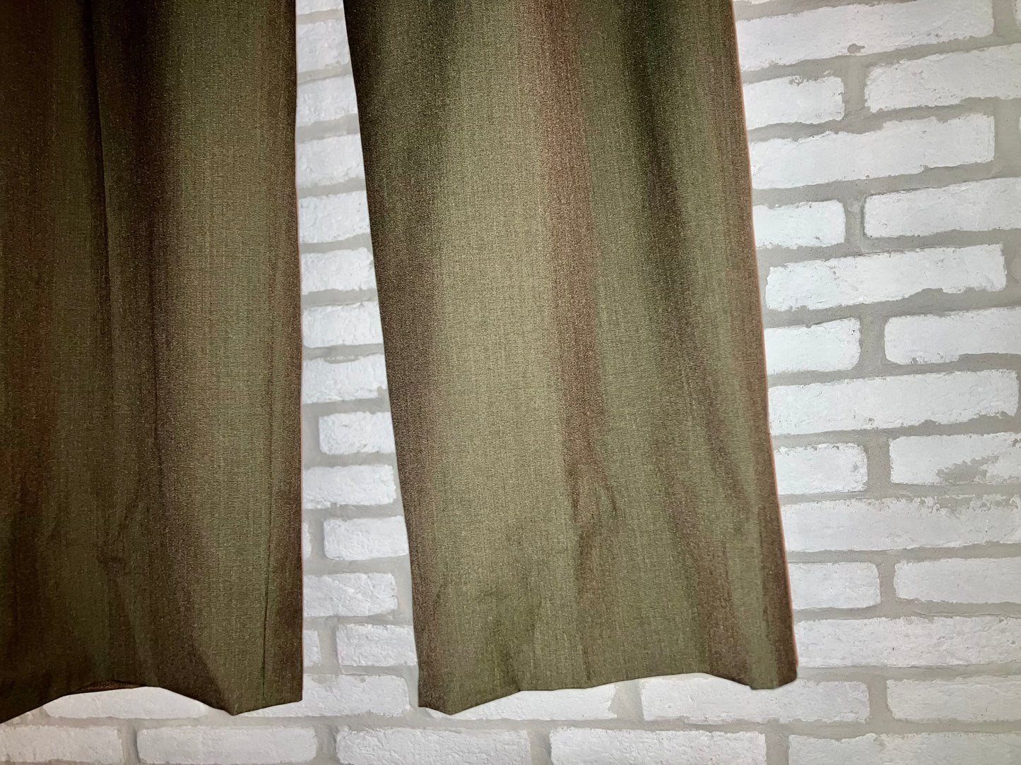 "Loro Piana" Old Iridescent Wide Slacks "Special Piece!!!"