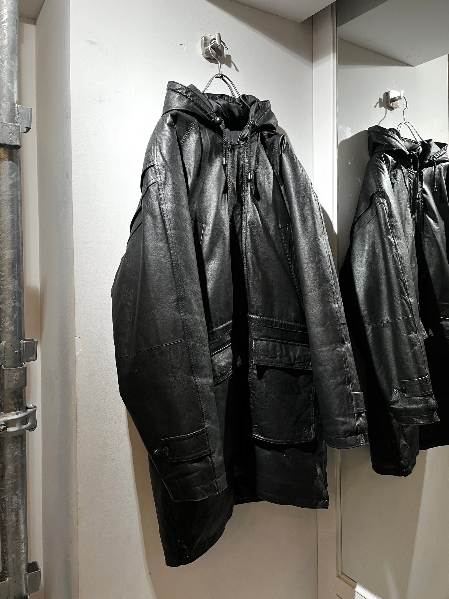 old Padded Leather Jacket